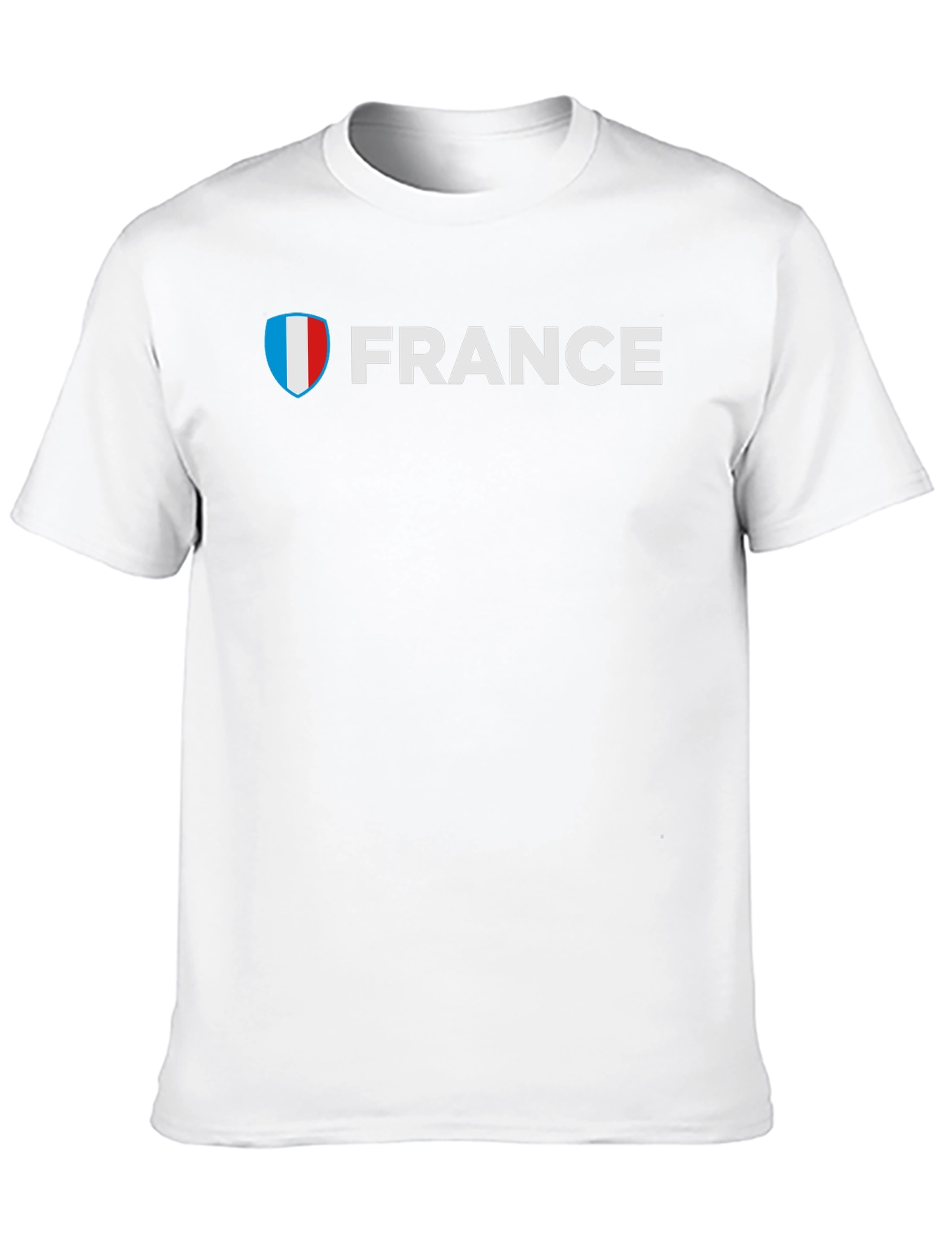 France Flag T-Shirt - Black
