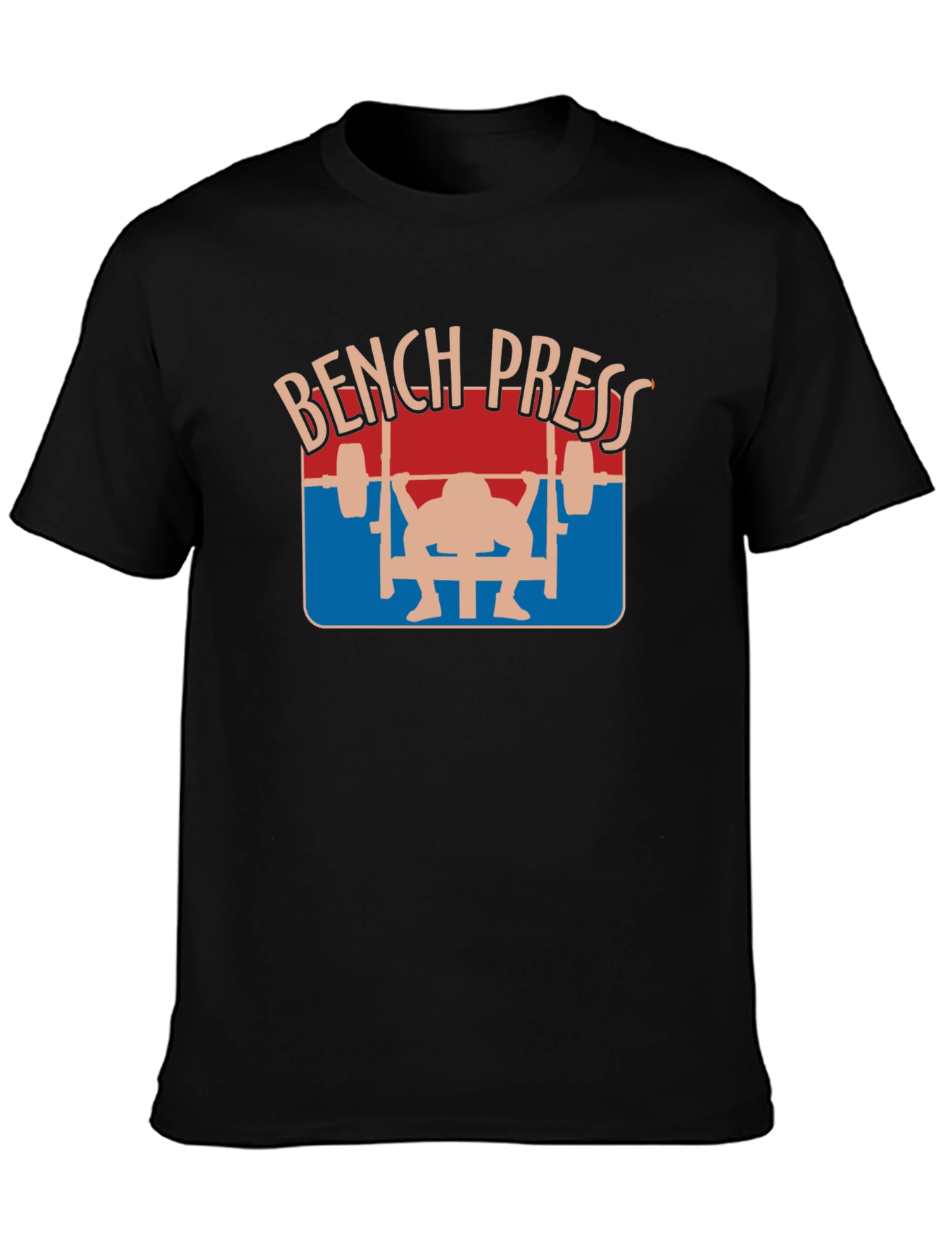 Bench Press Graphic Tee - Workout Motivation