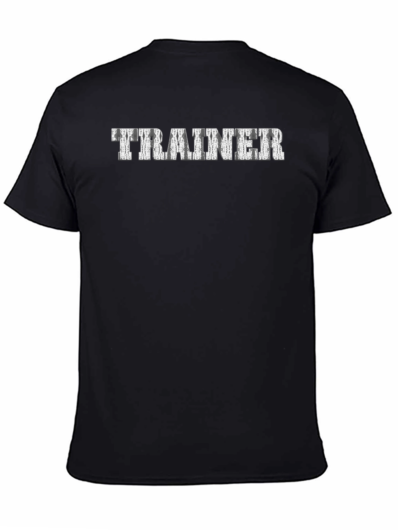 Trainer Graphic Tee - Black Cotton Shirt