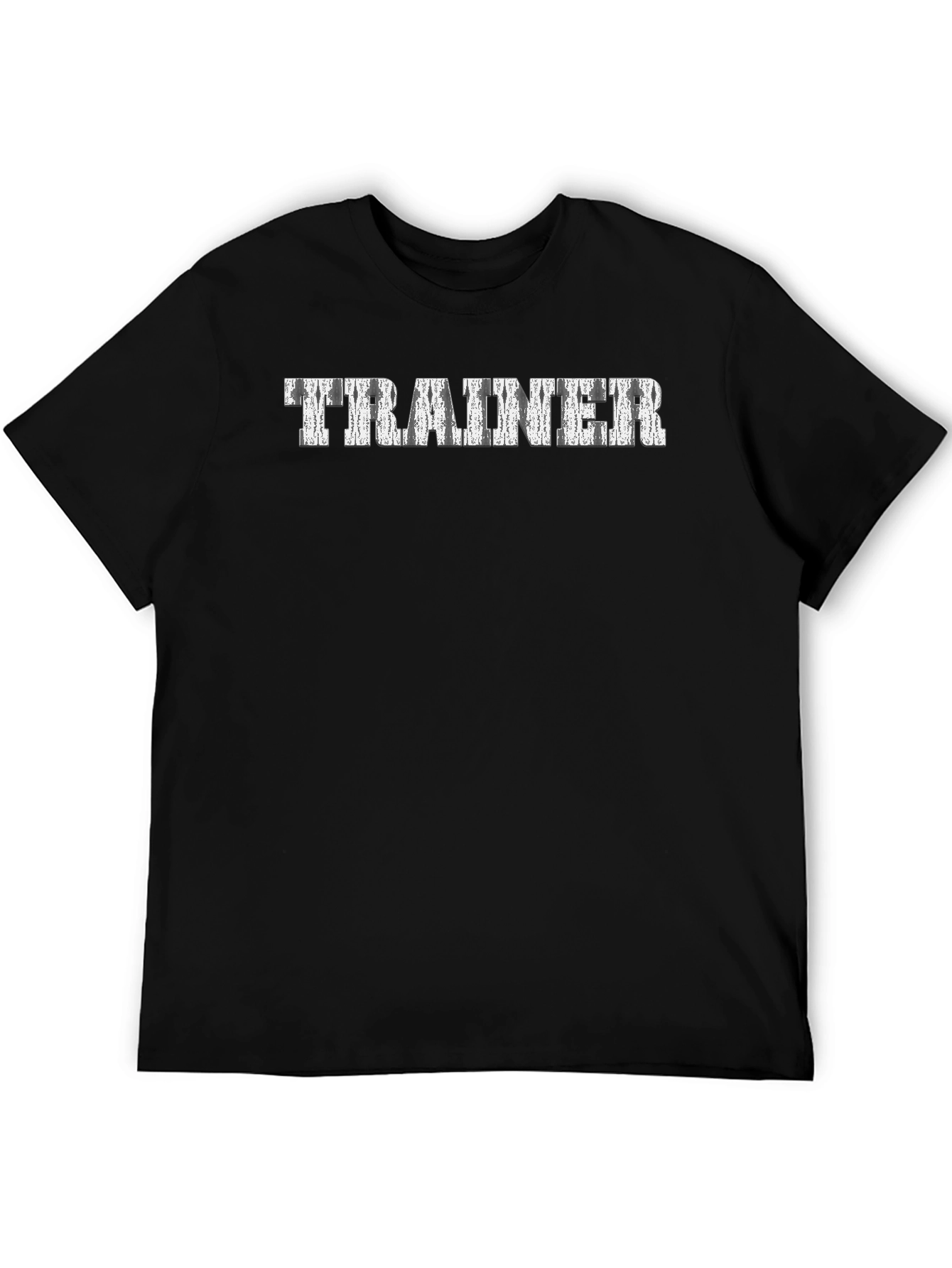 Trainer Graphic Tee - Black Cotton Shirt