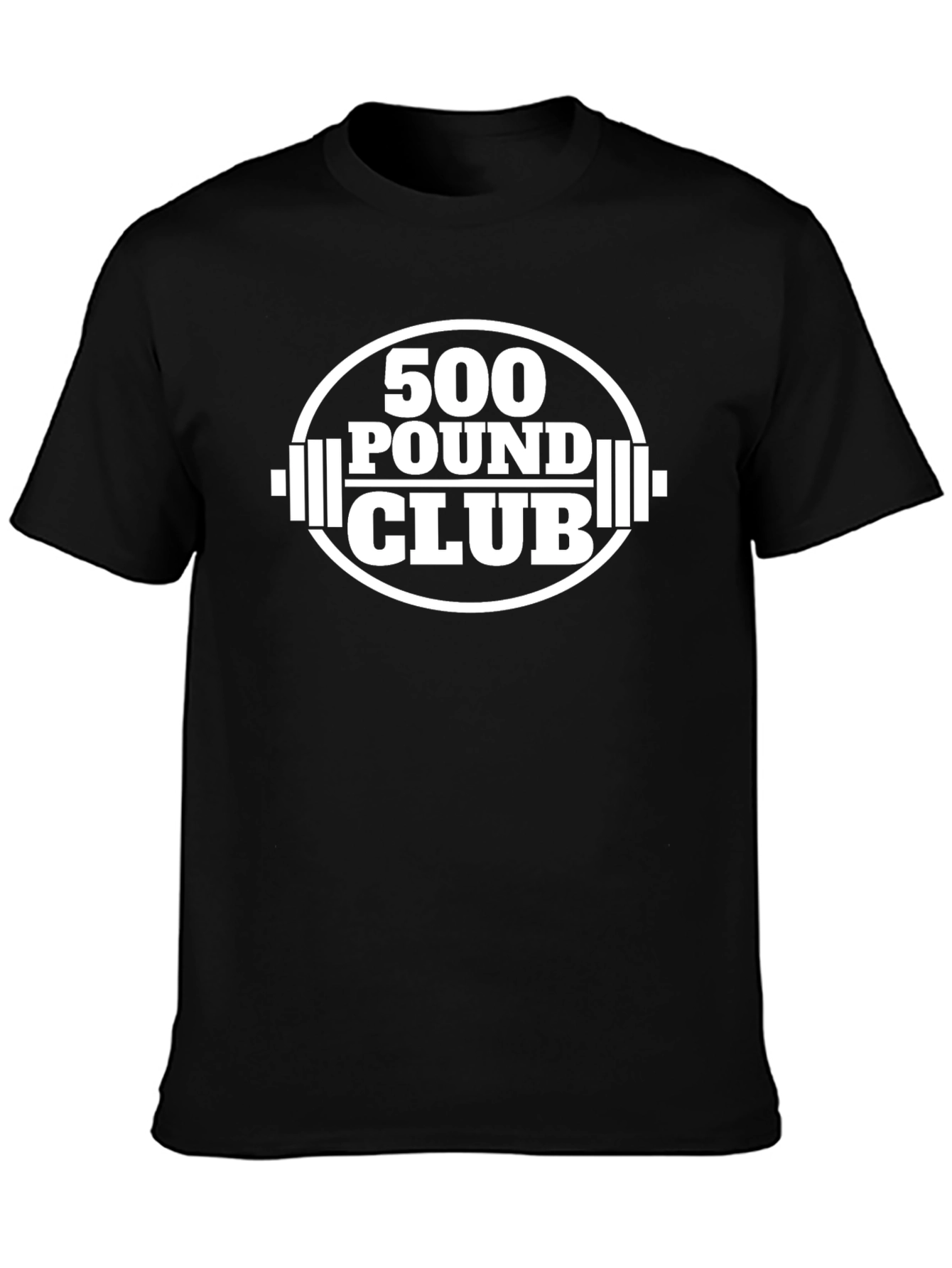 500 Pound Club T-Shirt - Black