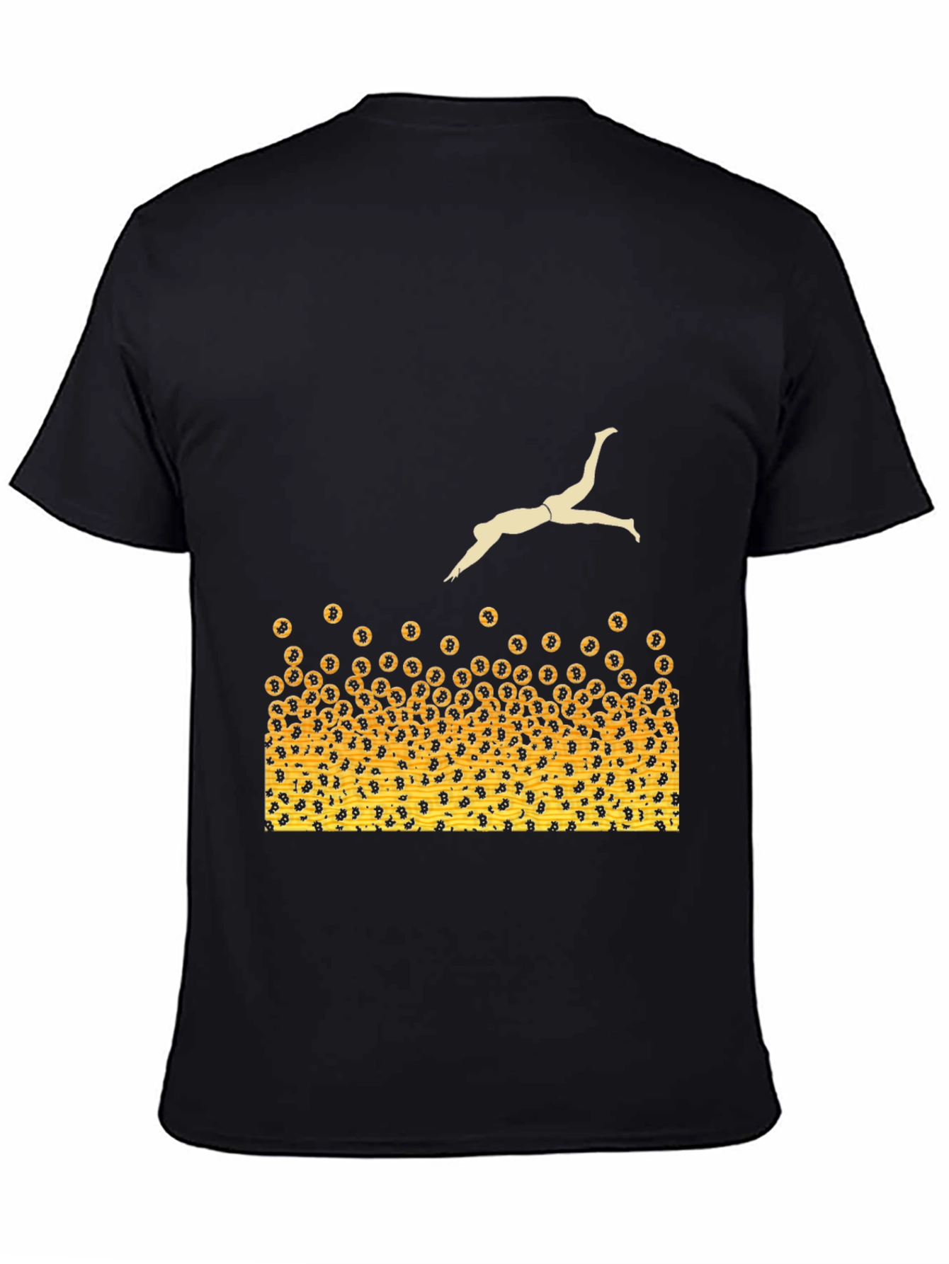 Bitcoin Diver T-Shirt - Crypto Currency Fun!