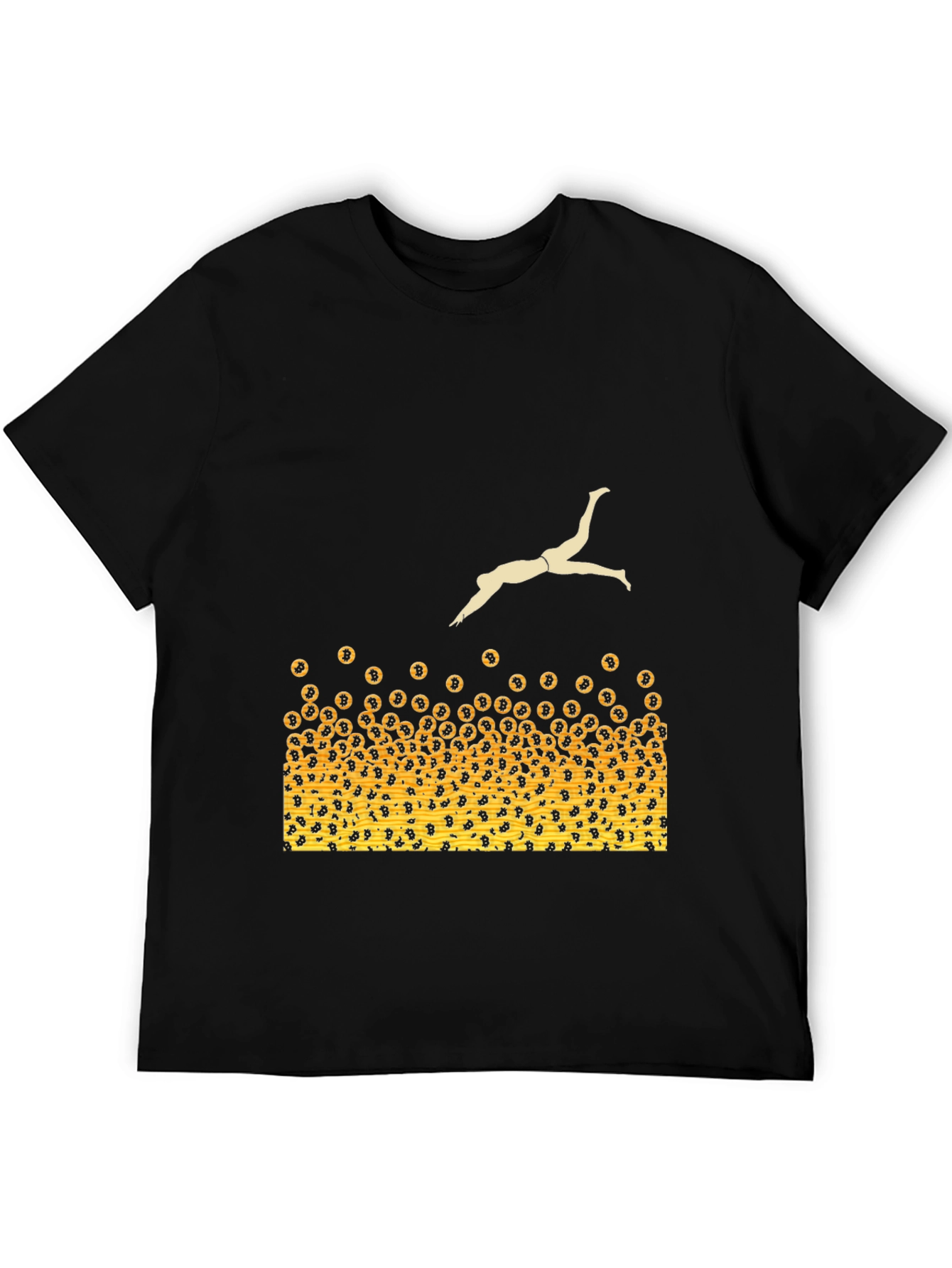 Bitcoin Diver T-Shirt - Crypto Currency Fun!