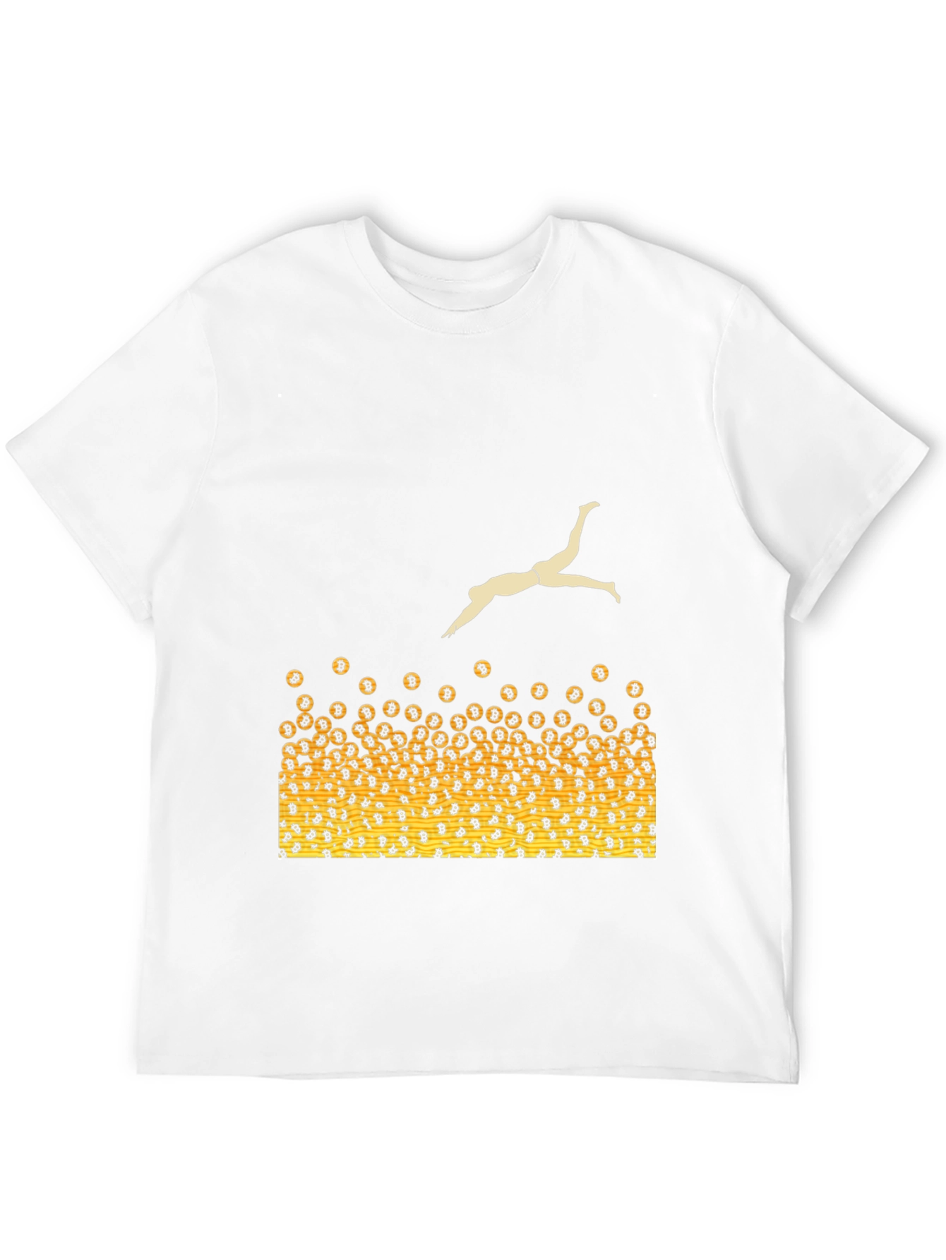 Bitcoin Diver T-Shirt - Crypto Currency Fun!