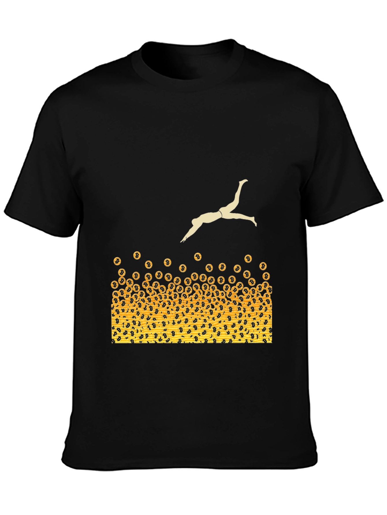 Bitcoin Diver T-Shirt - Crypto Currency Fun!