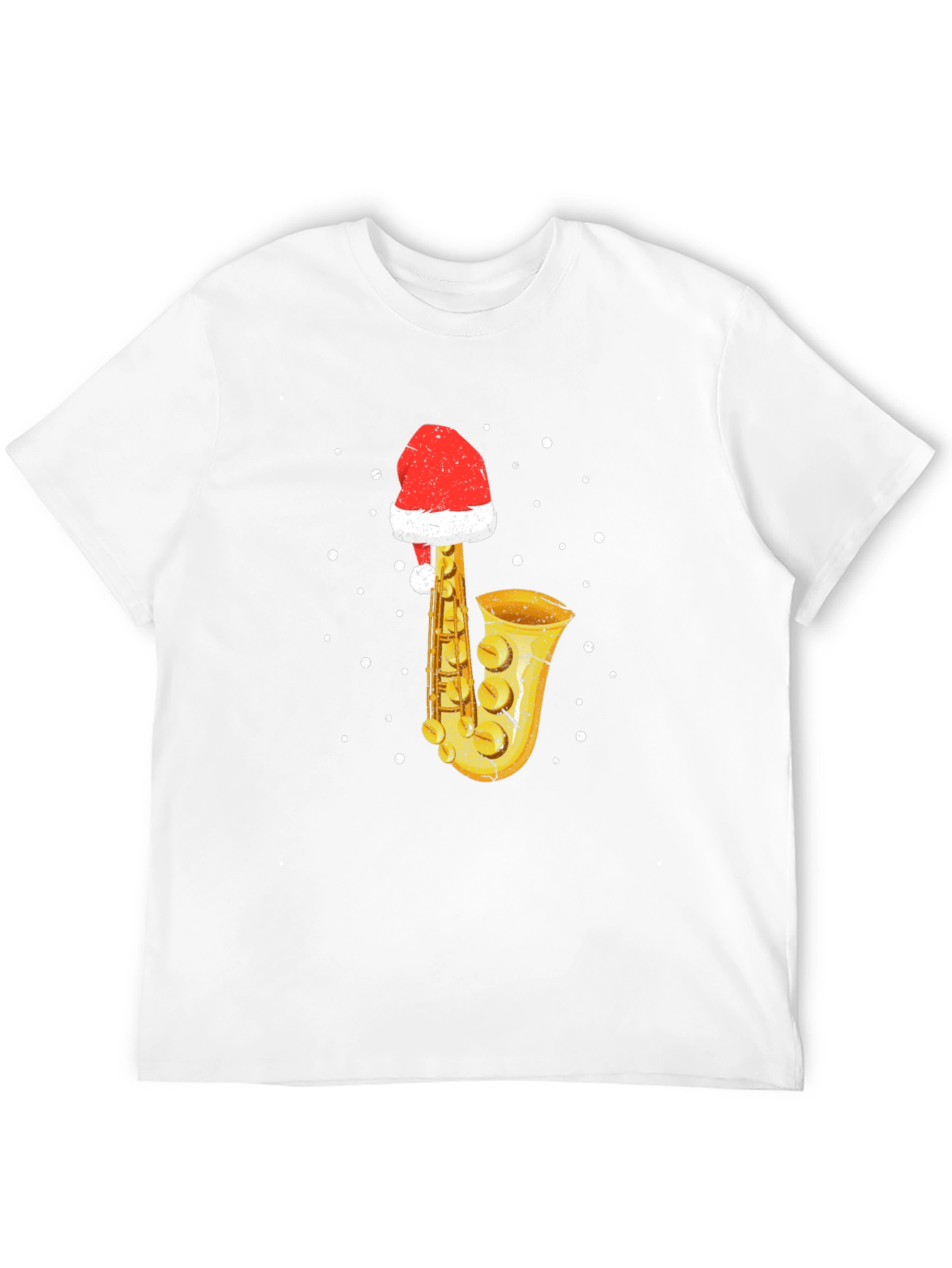 Festive Saxophone Christmas T-Shirt