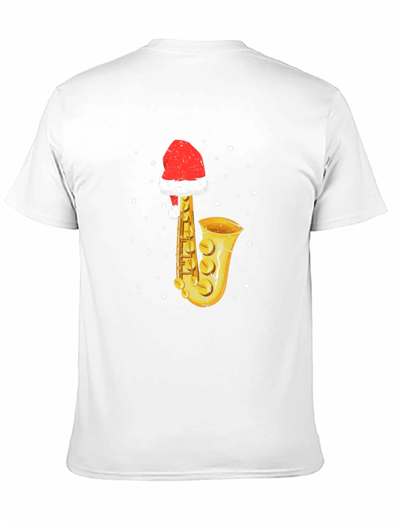 Festive Saxophone Christmas T-Shirt