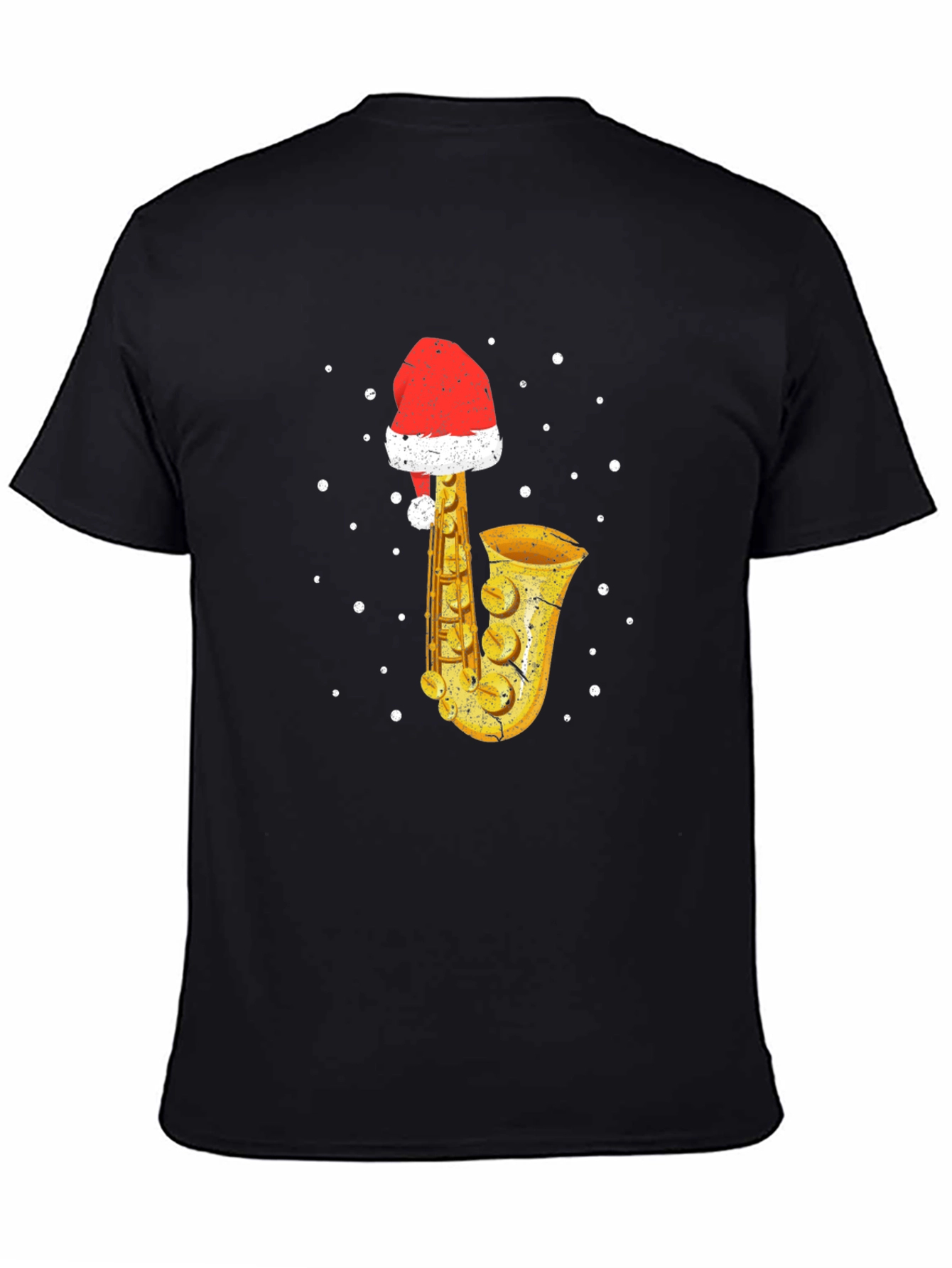 Festive Saxophone Christmas T-Shirt