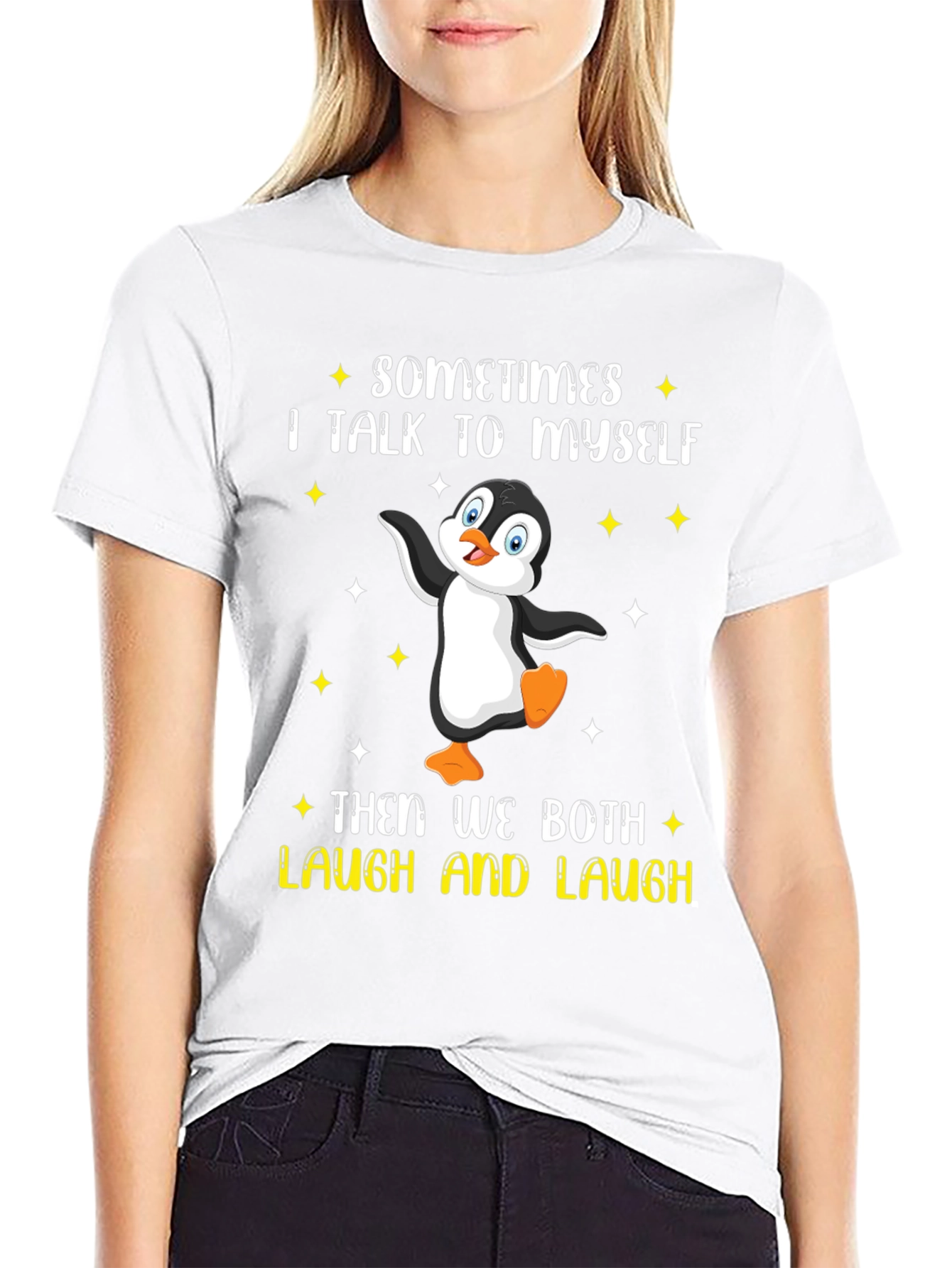 Penguin T-Shirt: I Talk To Myself