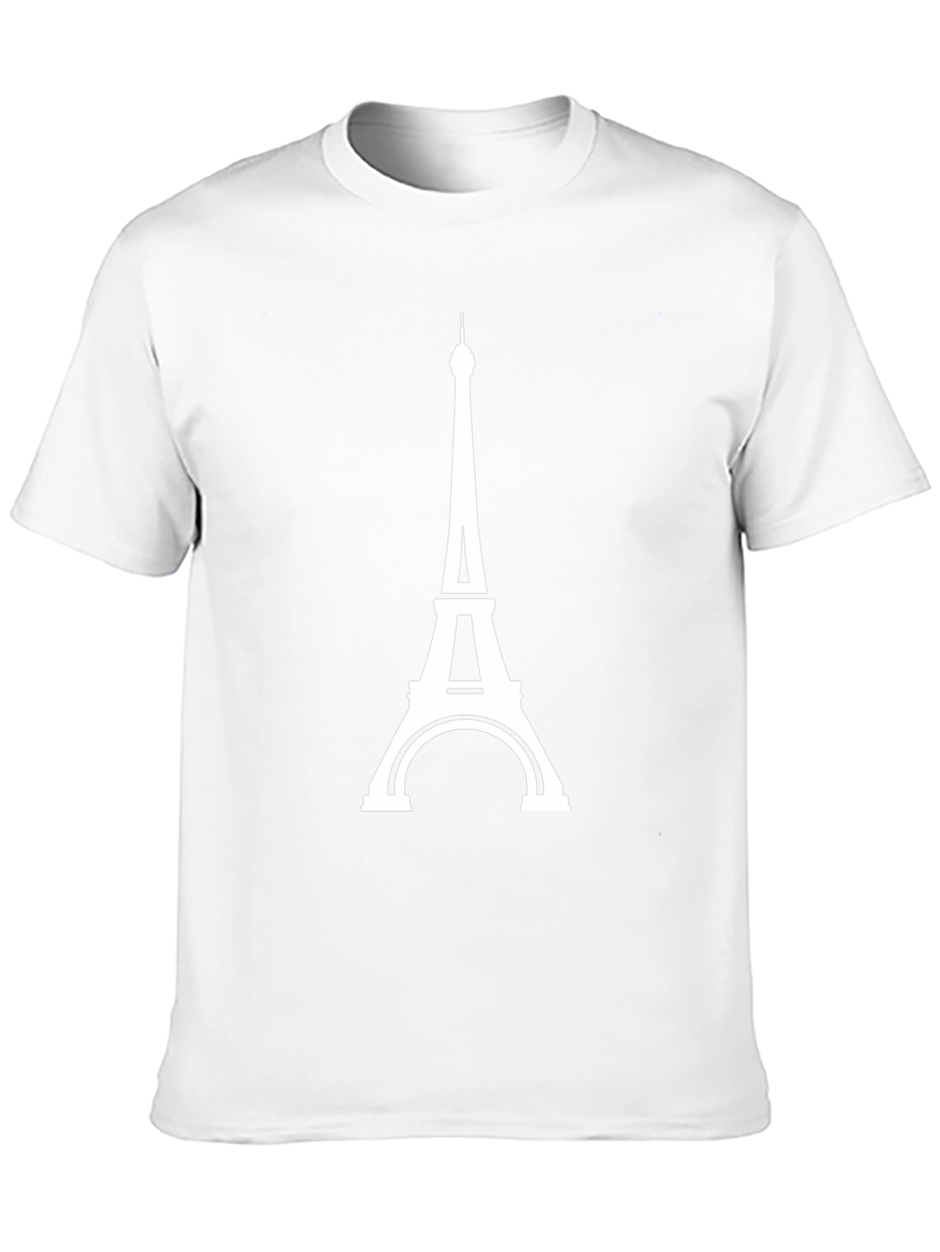 Paris Eiffel Tower Graphic Tee - Black T-Shirt