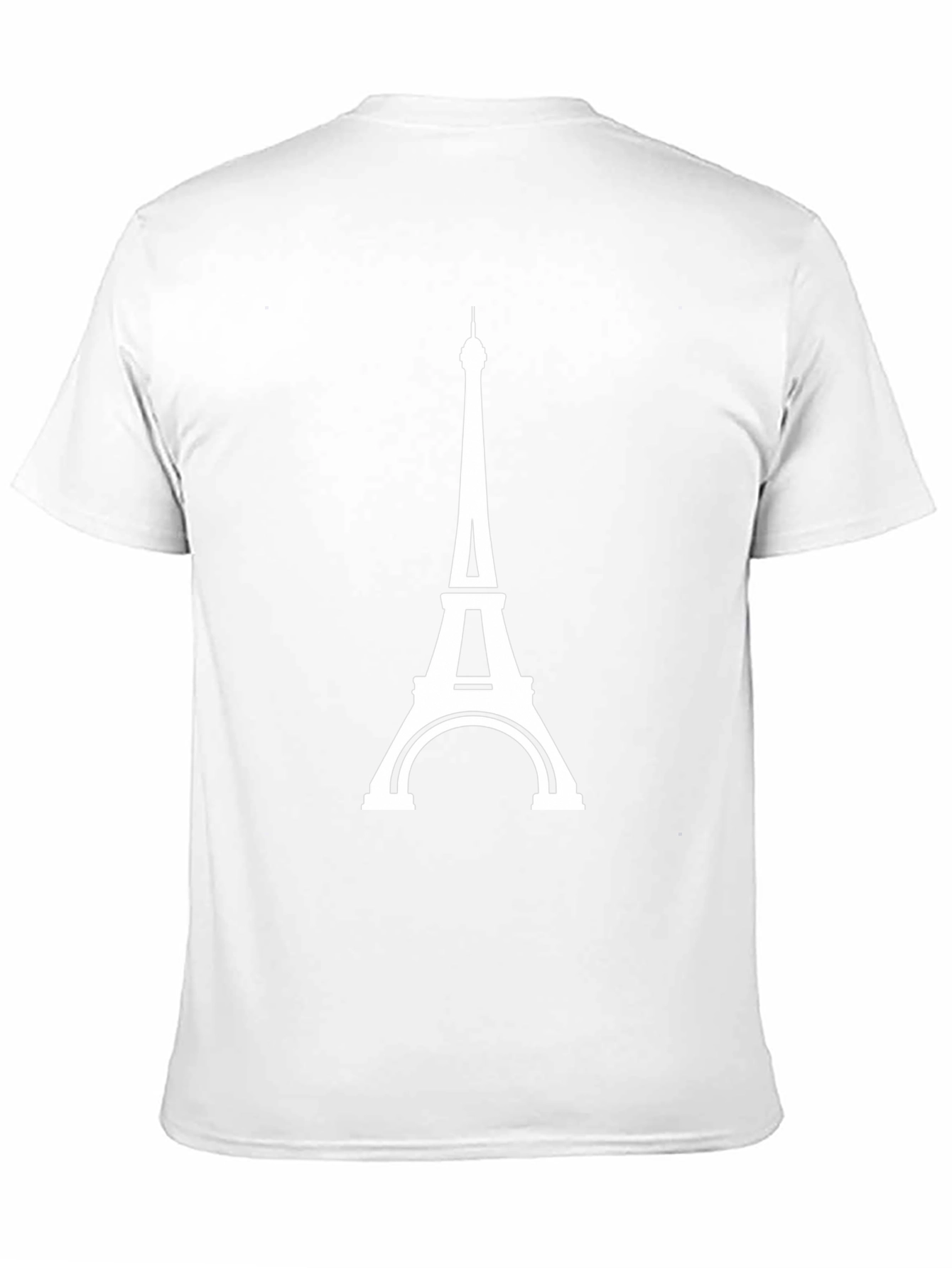 Paris Eiffel Tower Graphic Tee - Black T-Shirt