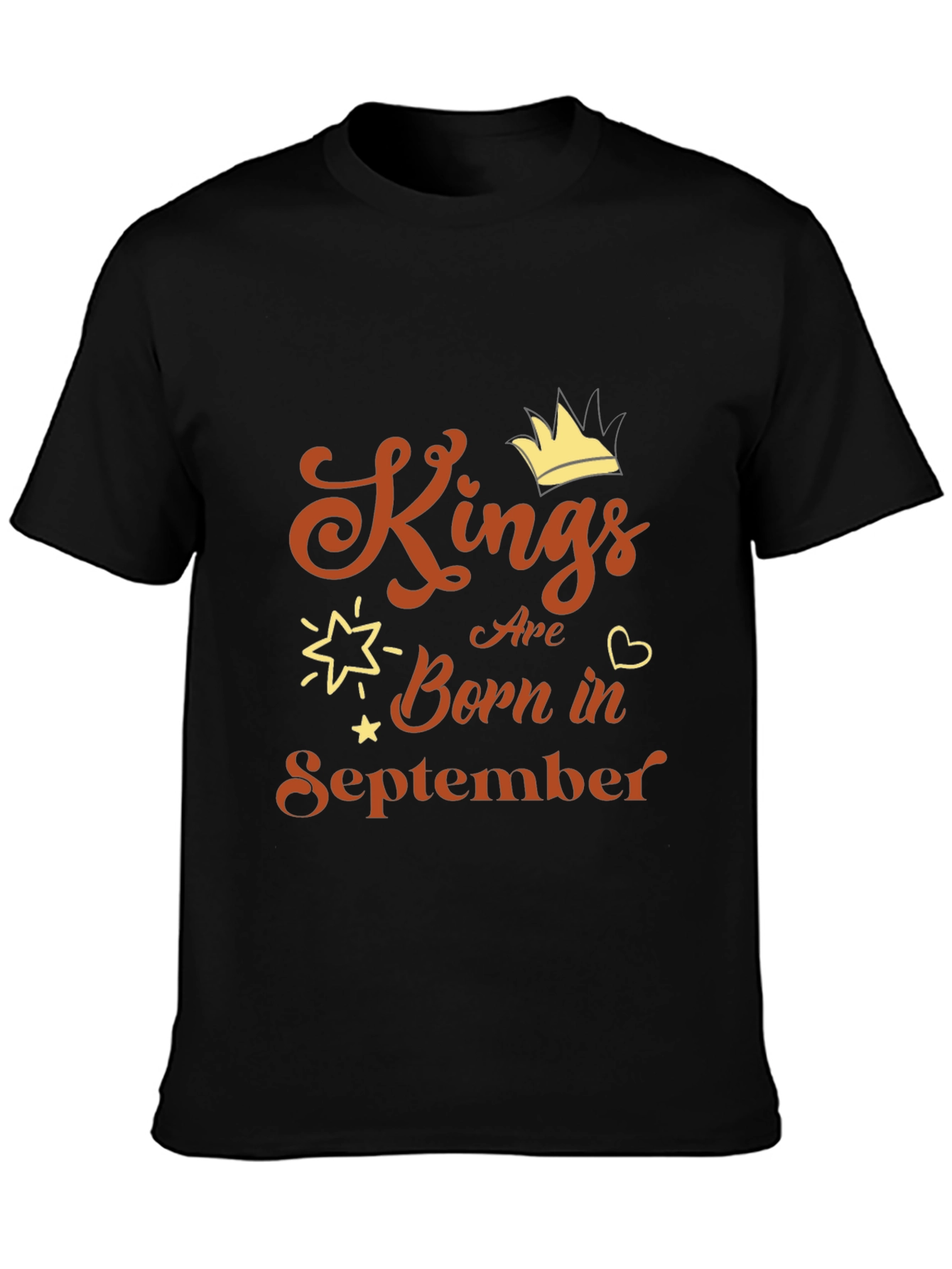 Kings Are Born in September T-Shirt