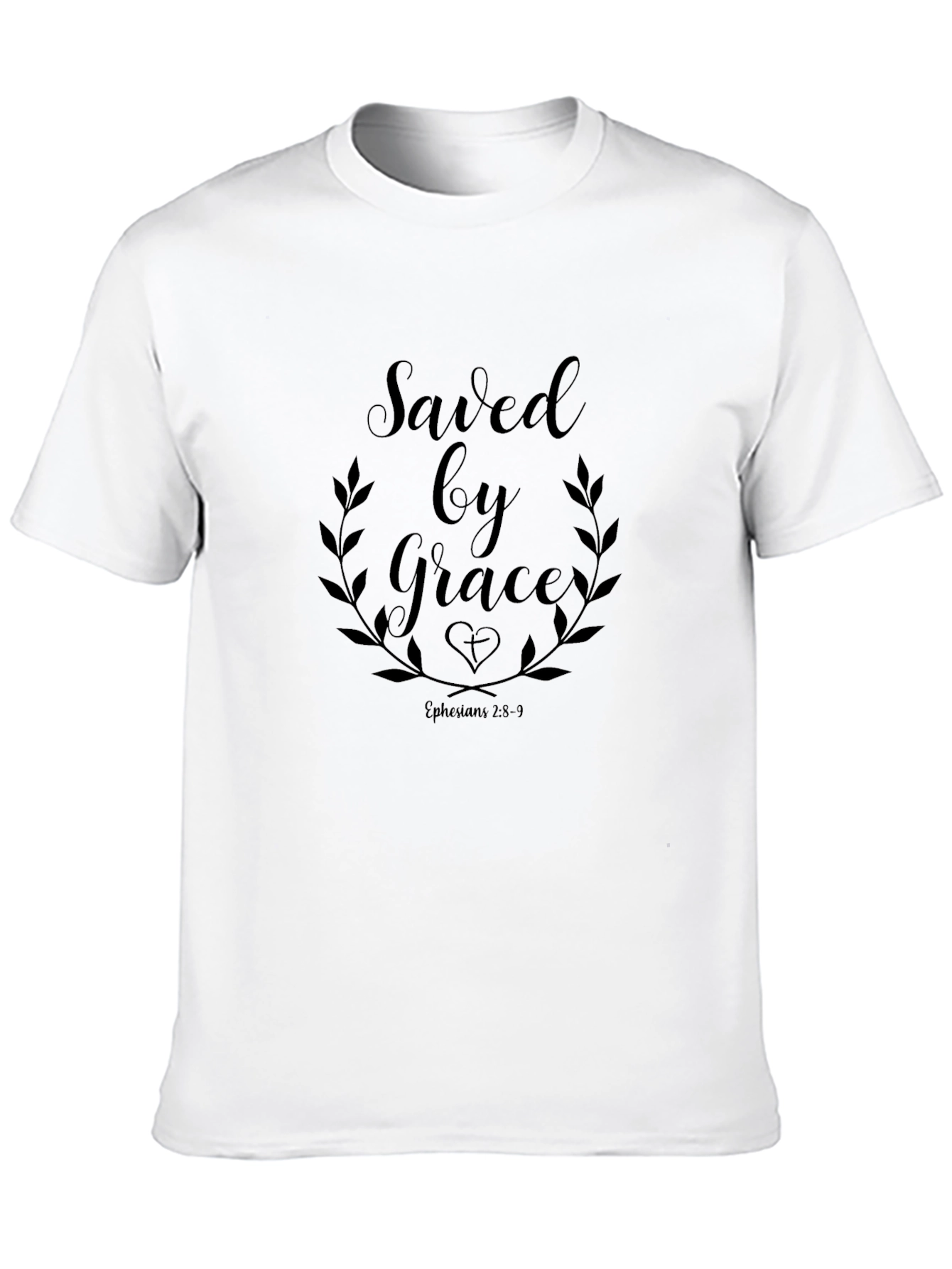 Saved by Grace Christian T-Shirt - Ephesians 2:8-9