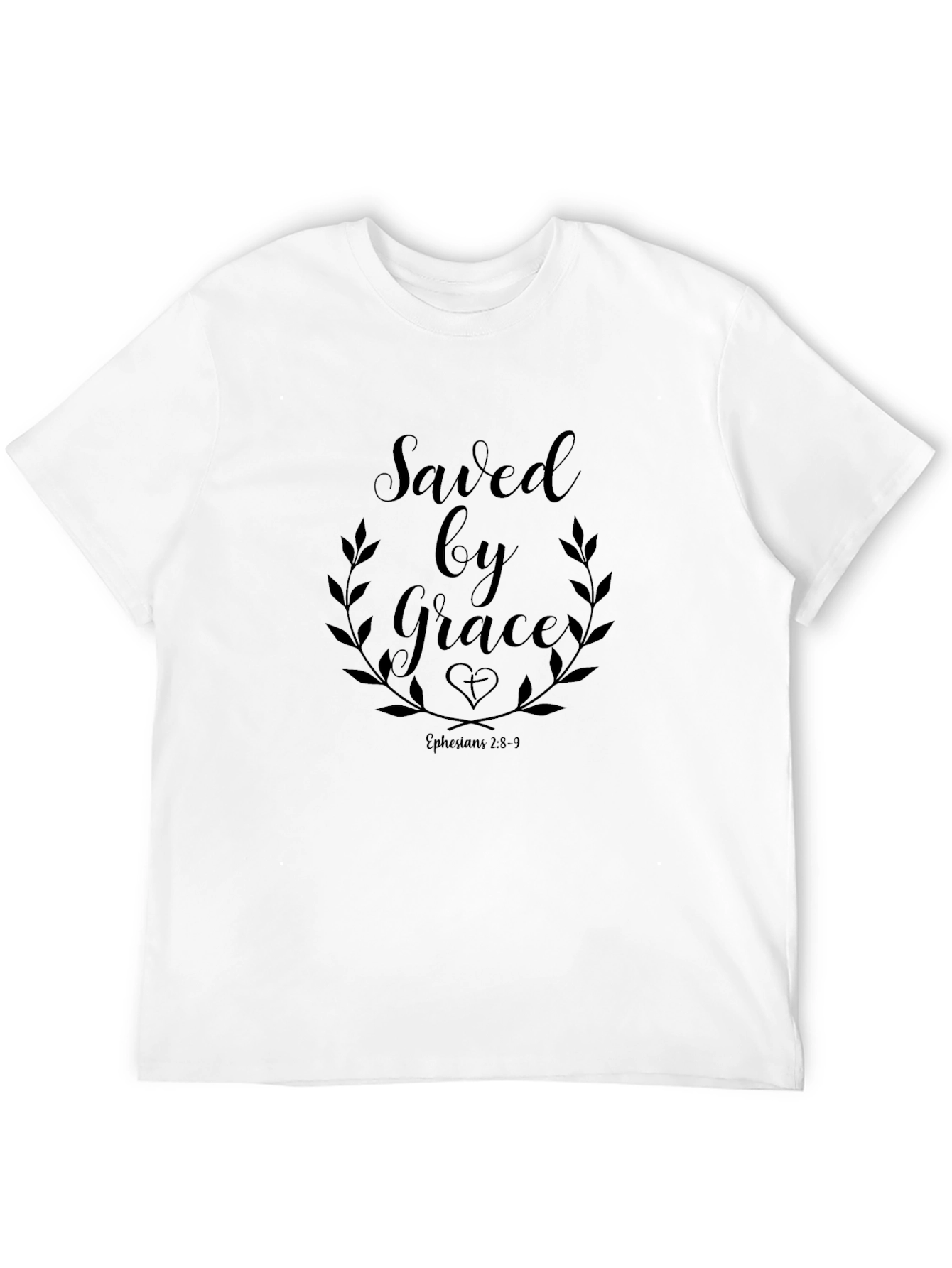 Saved by Grace Christian T-Shirt - Ephesians 2:8-9
