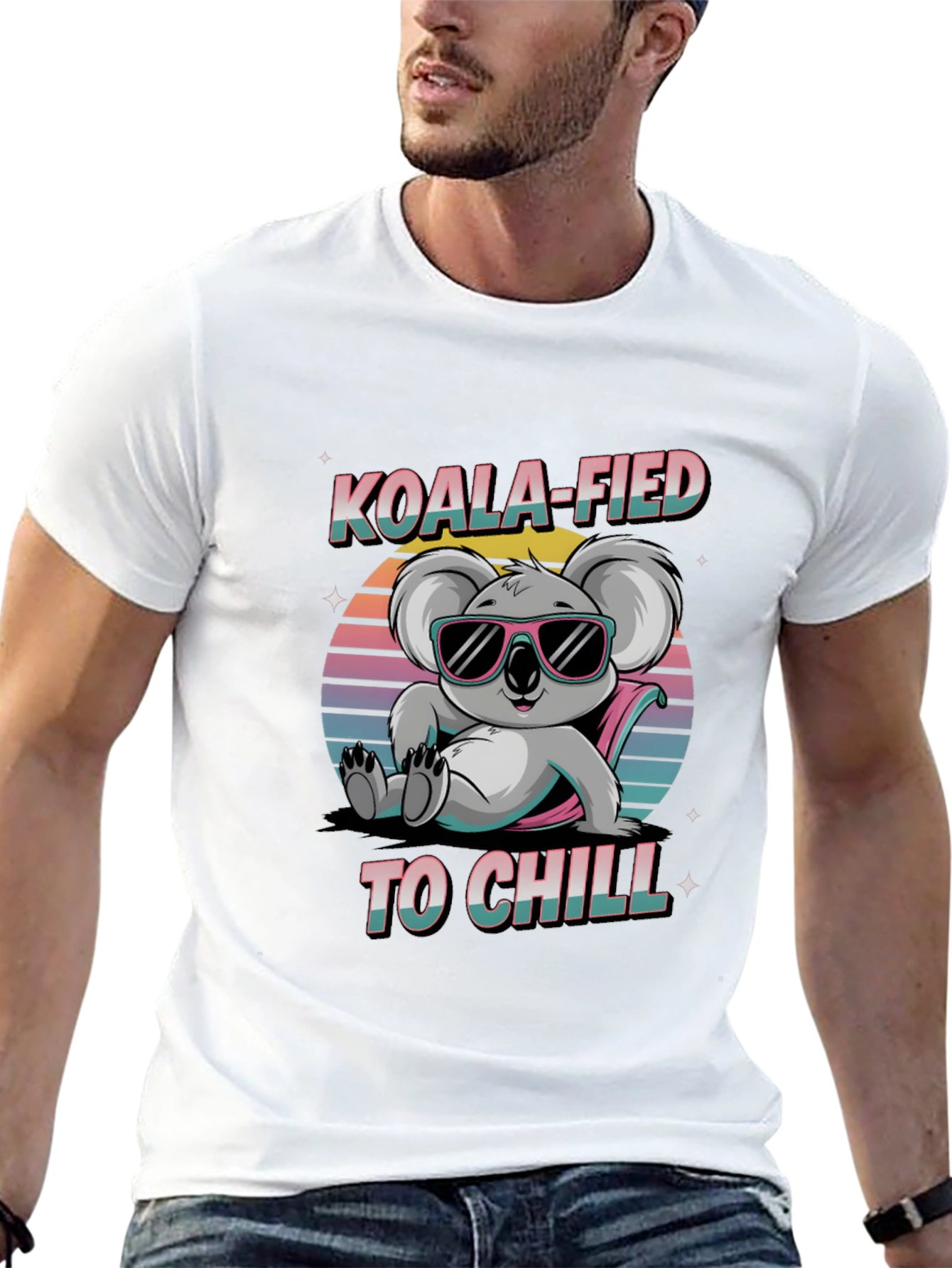 Koala-Fied to Chill Graphic Tee
