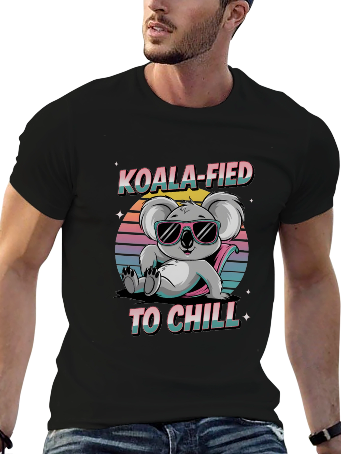 Koala-Fied to Chill Graphic Tee
