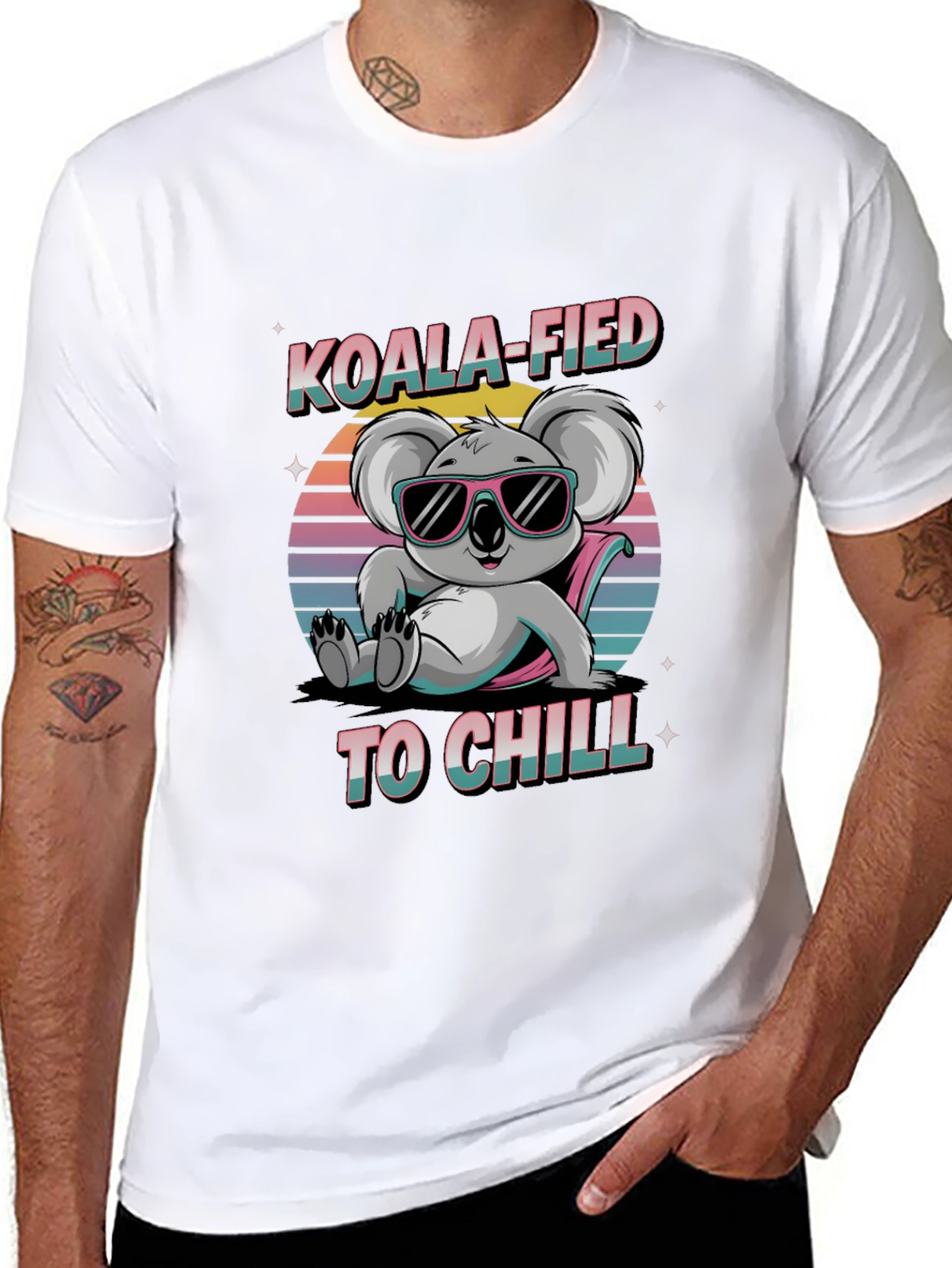 Koala-Fied to Chill Graphic Tee