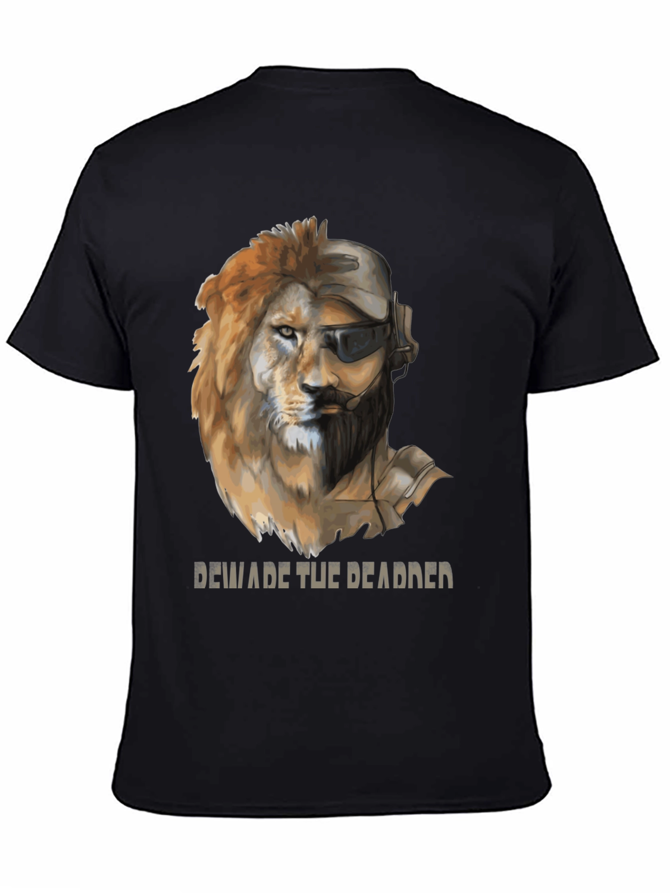 Lion Soldier Graphic Tee - Beware the Deadder T-Shirt