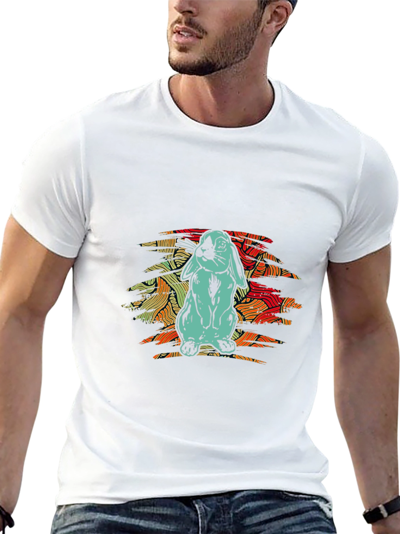 Retro Rabbit Graphic Tee