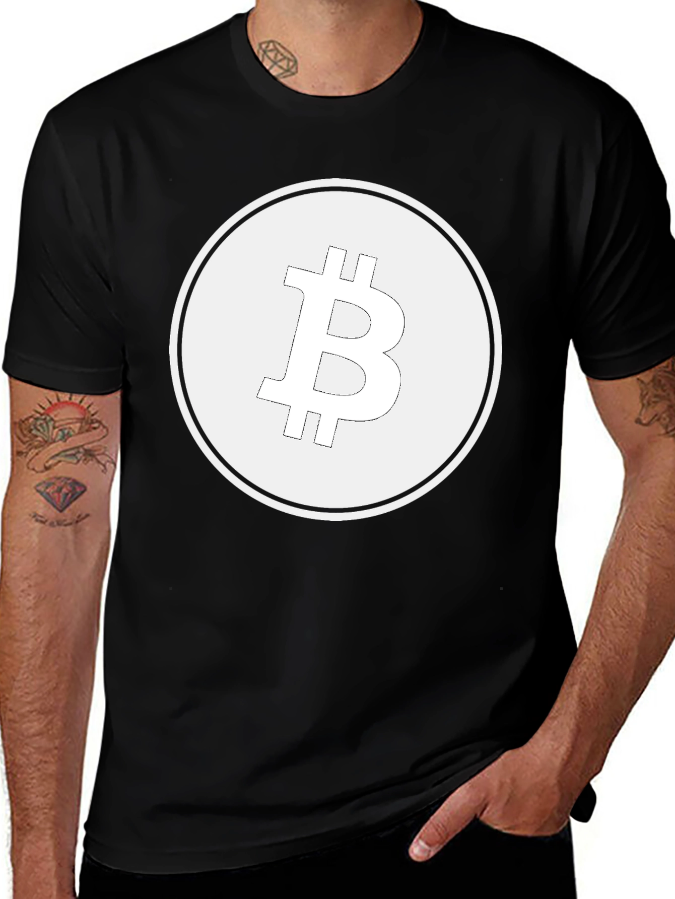 Bitcoin Logo T-Shirt - Crypto Currency Tee