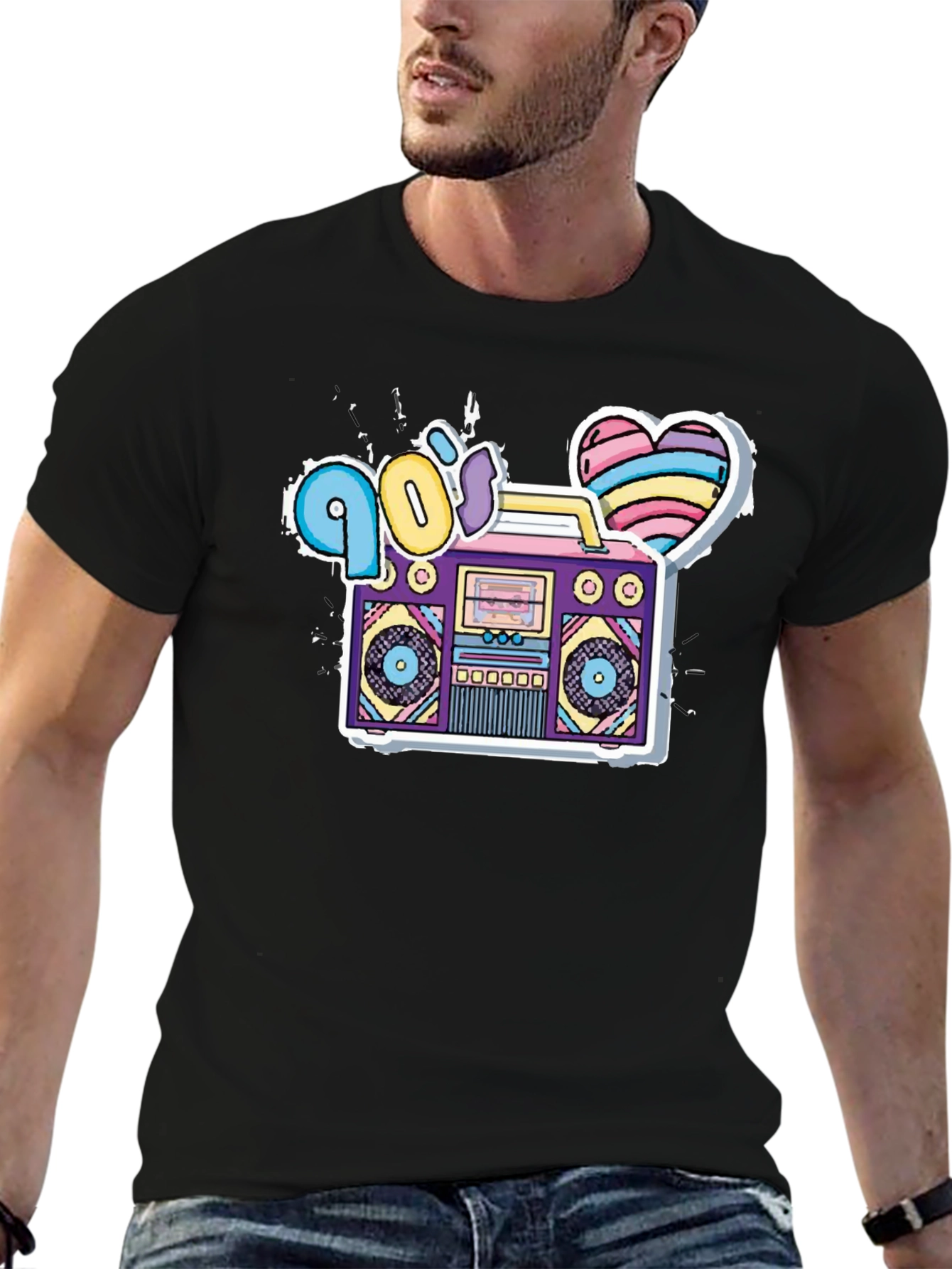 90s Boombox Graphic Tee