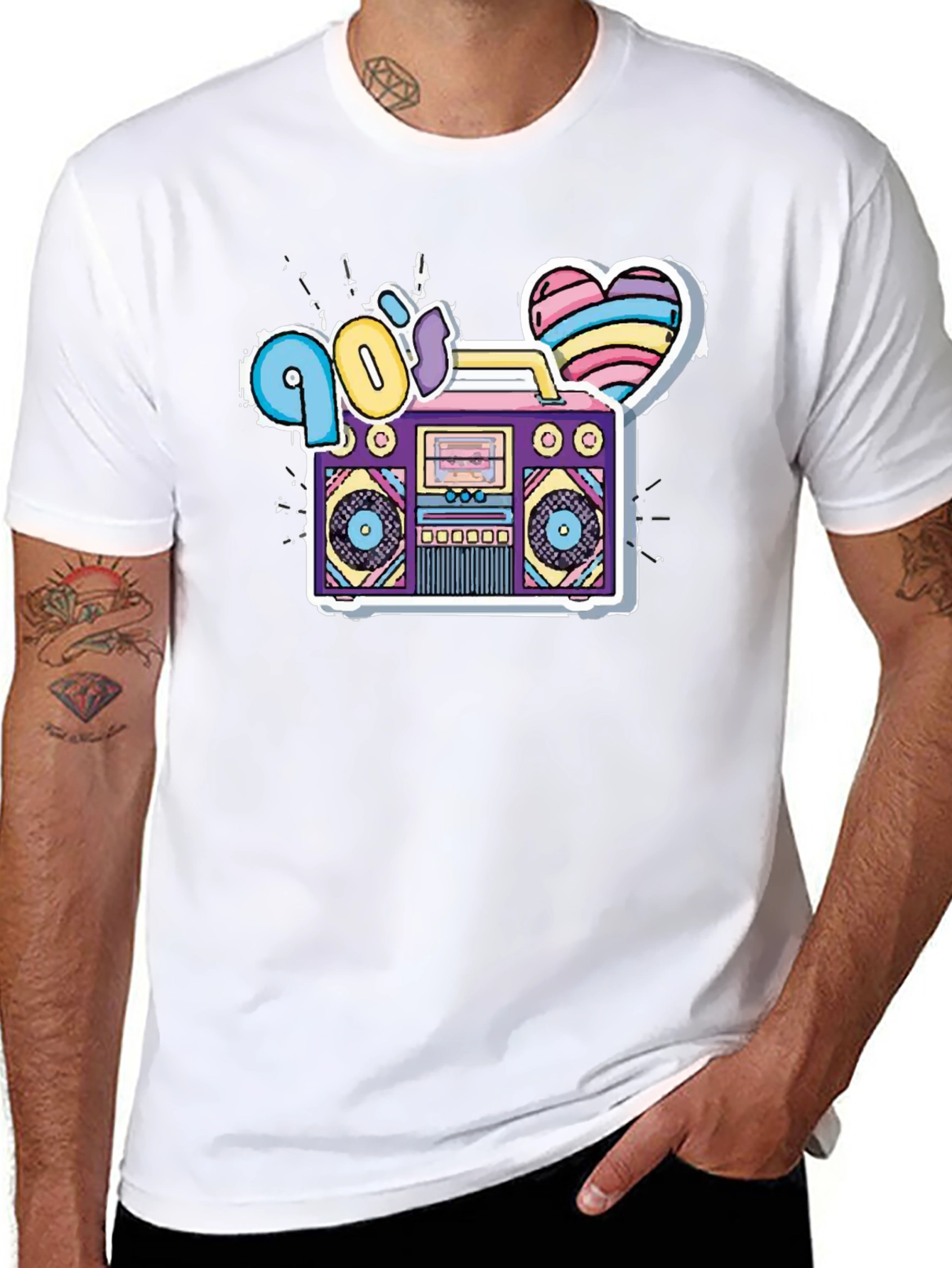 90s Boombox Graphic Tee
