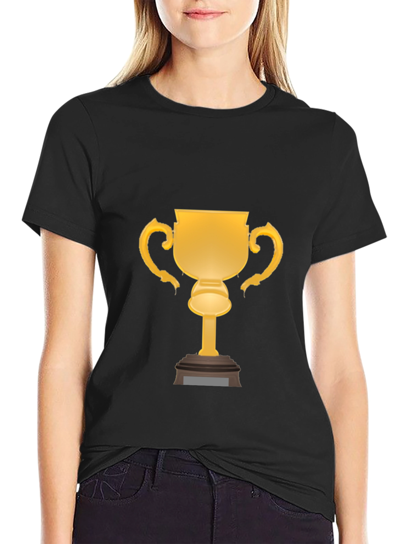 Trophy Graphic Mens Black T-Shirt