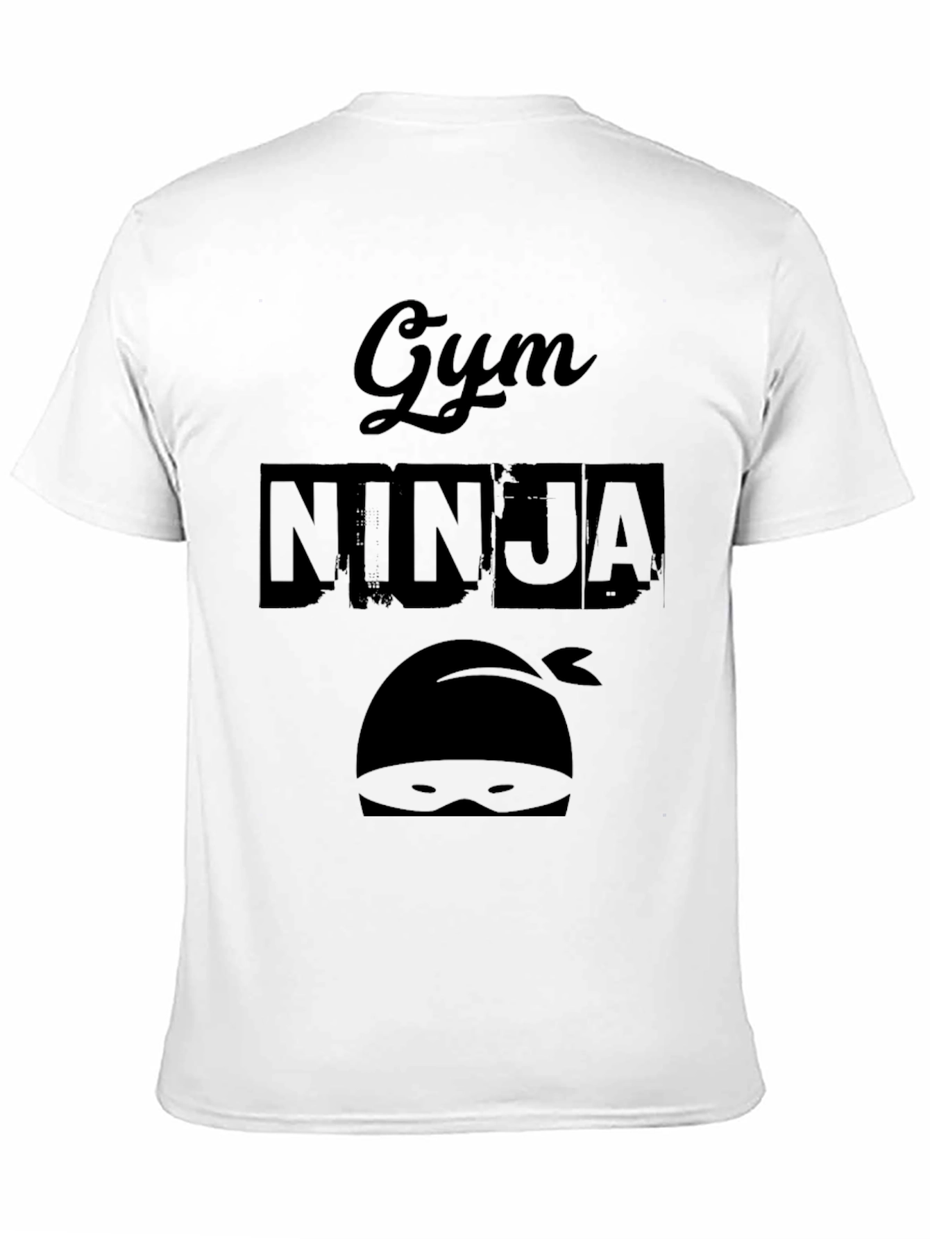 Gym Ninja Black Graphic T-Shirt - Workout Apparel