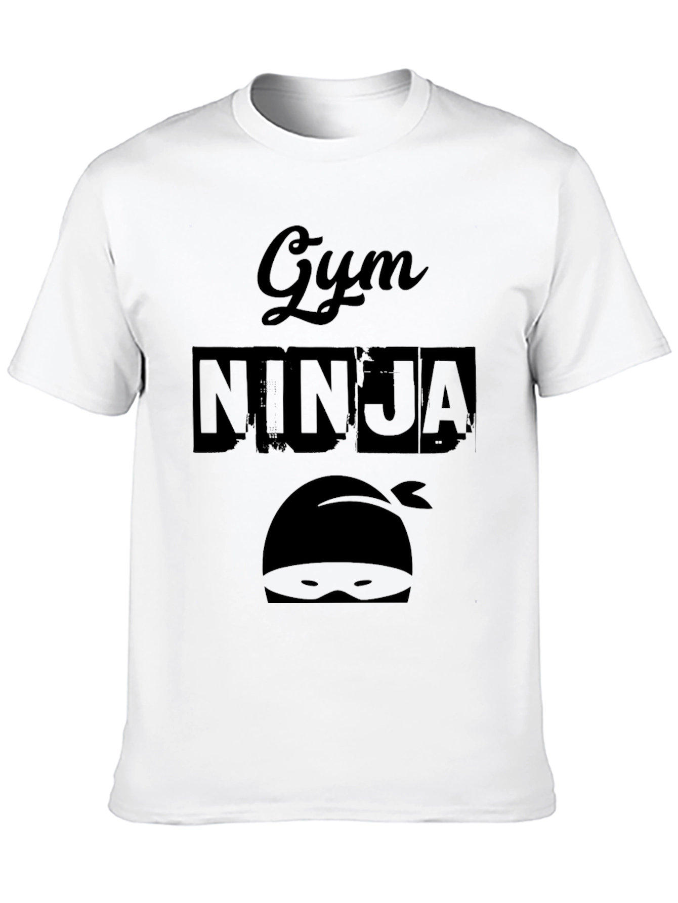 Gym Ninja Black Graphic T-Shirt - Workout Apparel