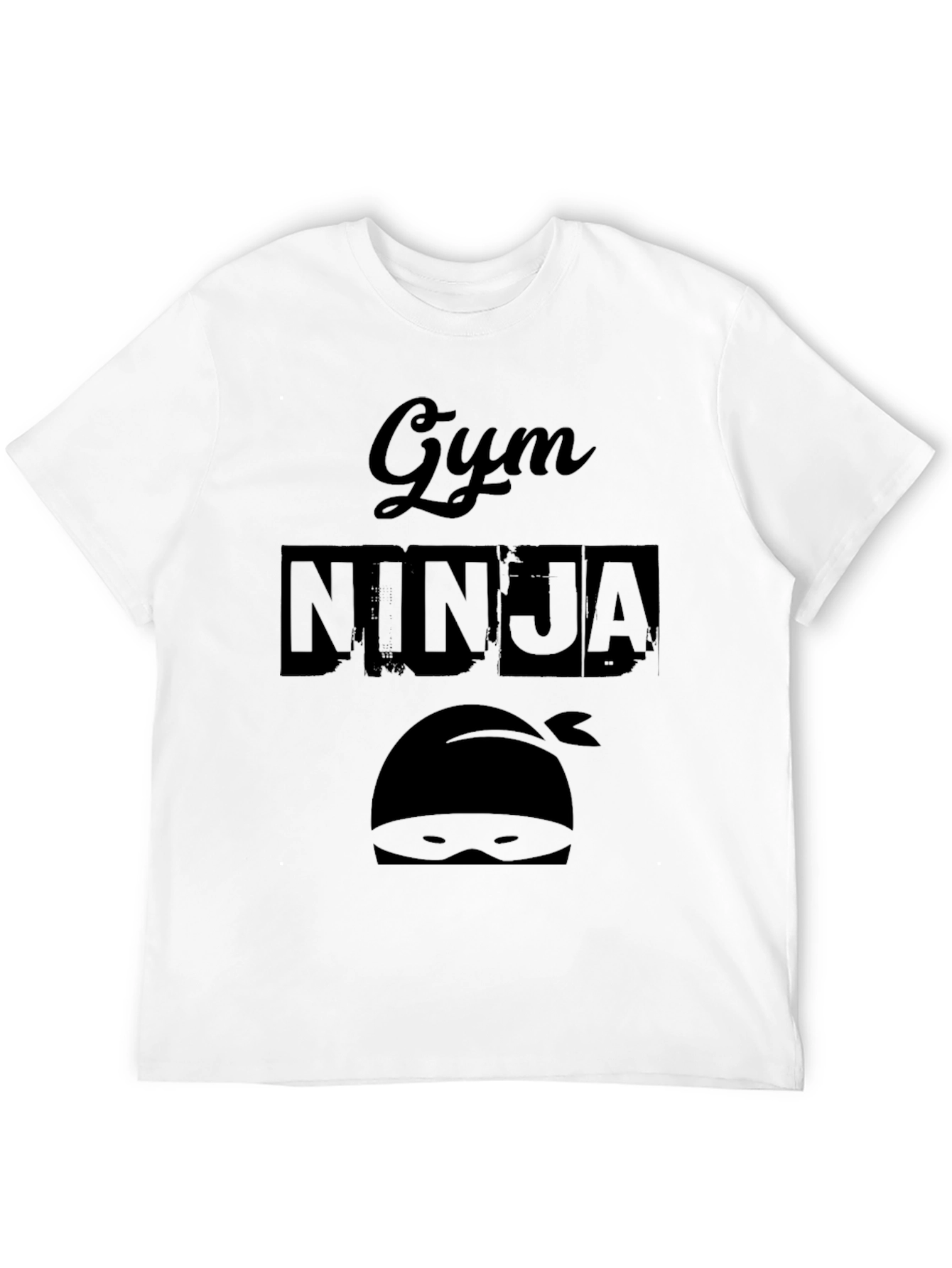 Gym Ninja Black Graphic T-Shirt - Workout Apparel