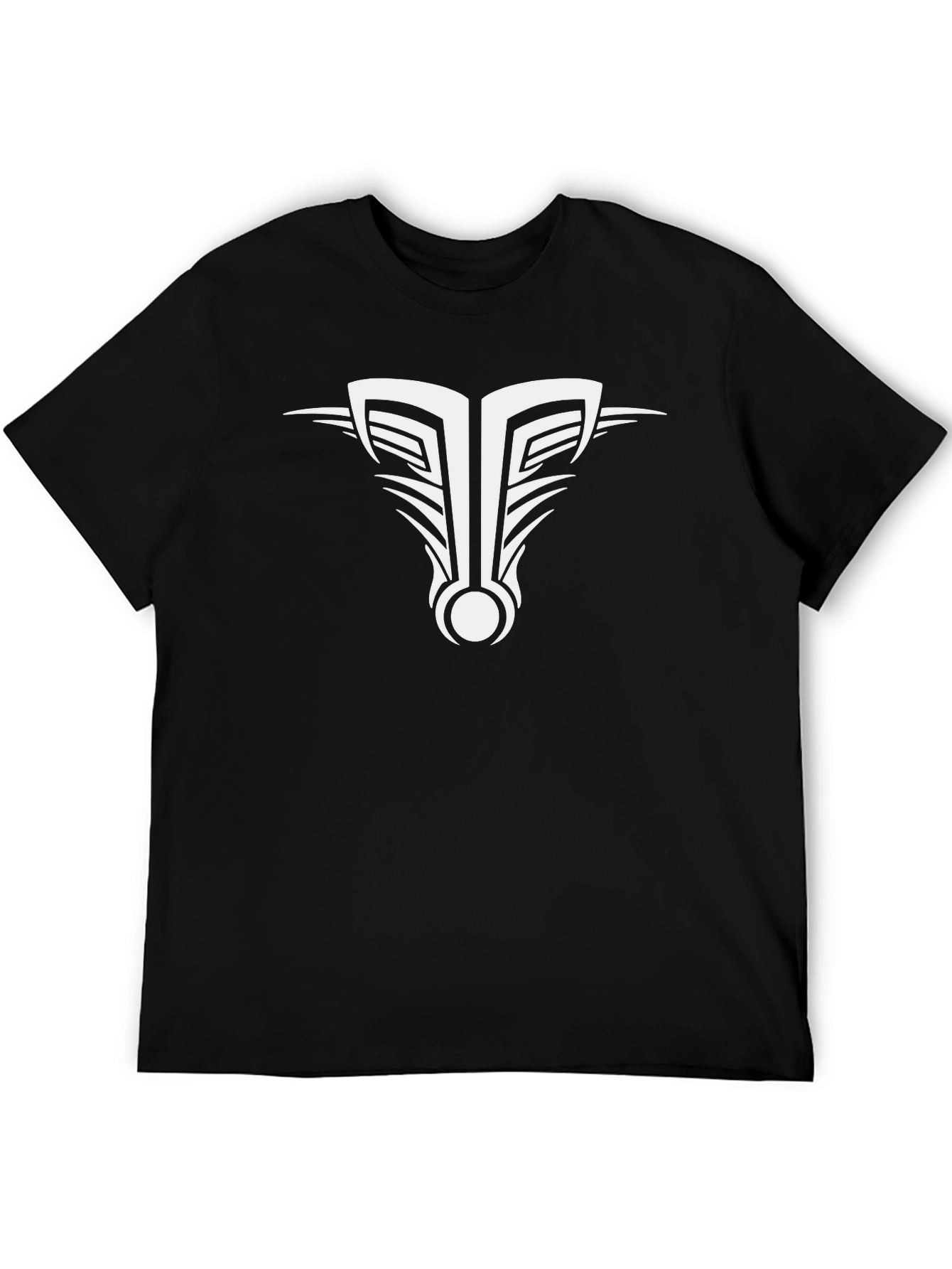 Tribal Graphic Black T-Shirt for Men
