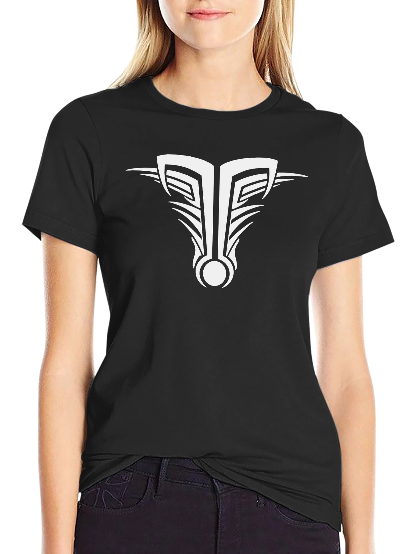 Tribal Graphic Black T-Shirt for Men