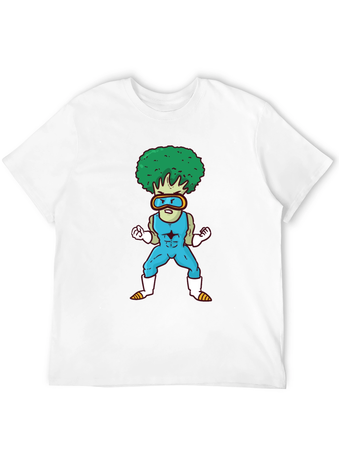 Broccoli Man Graphic Tee - Funny Fitness T-Shirt