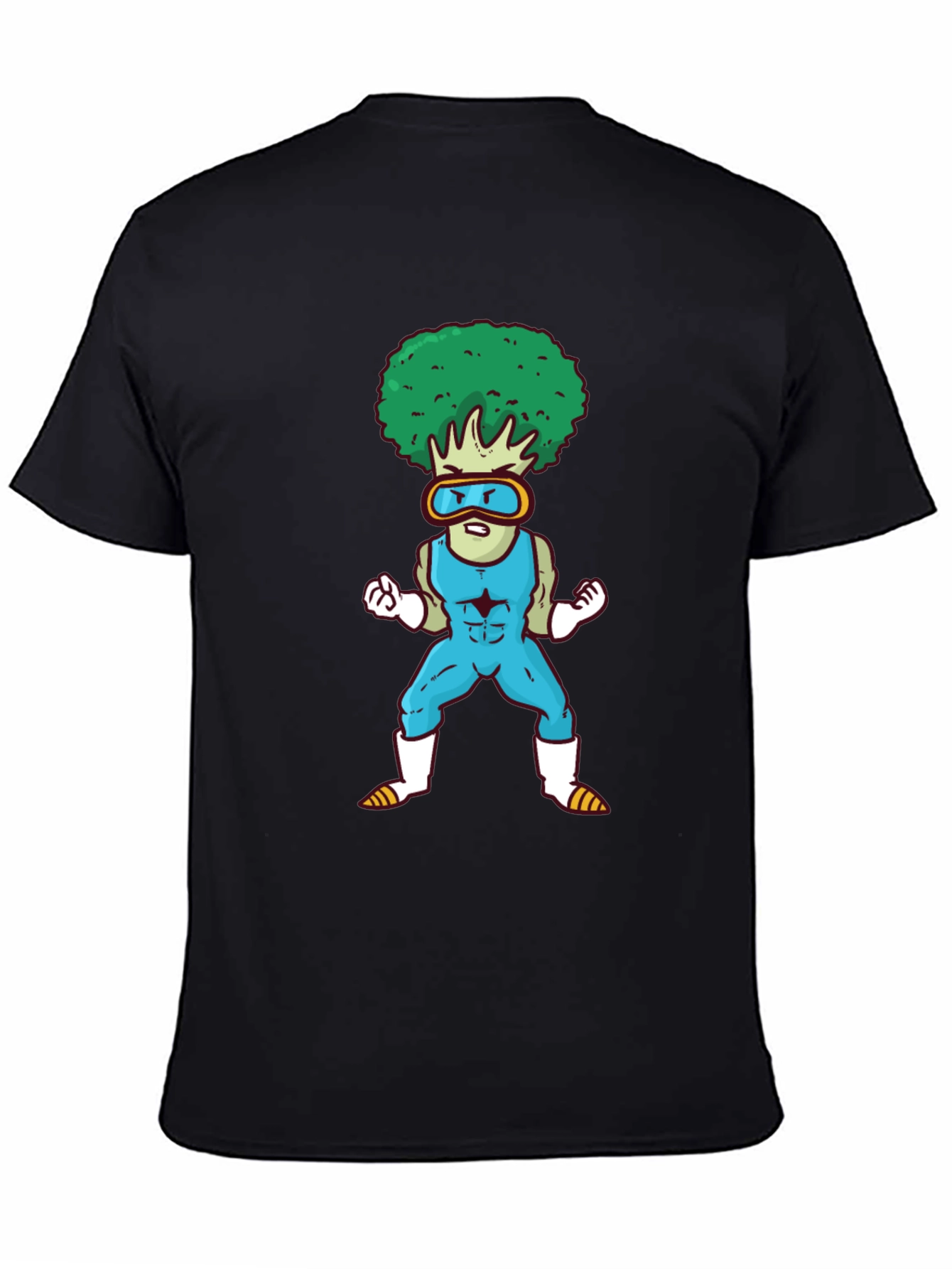 Broccoli Man Graphic Tee - Funny Fitness T-Shirt