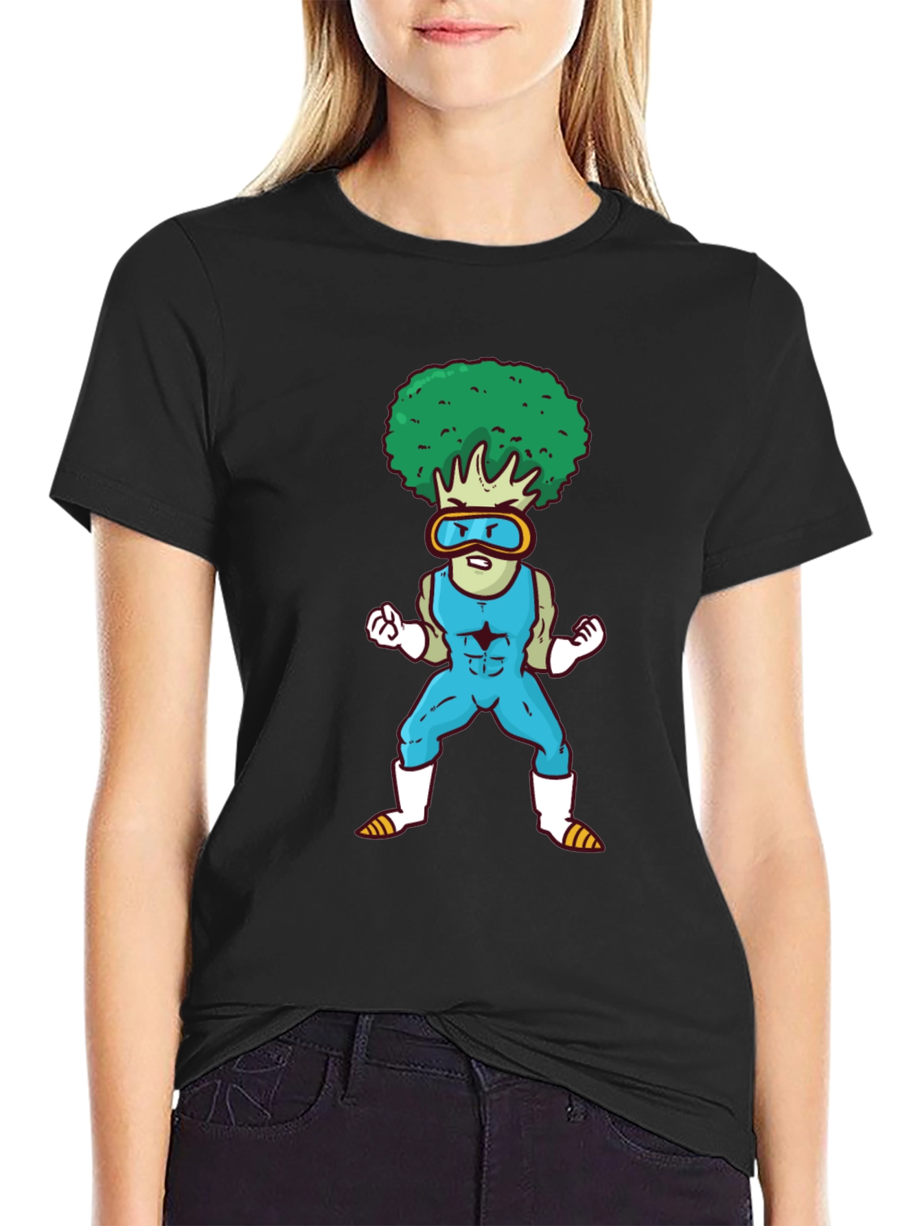 Broccoli Man Graphic Tee - Funny Fitness T-Shirt