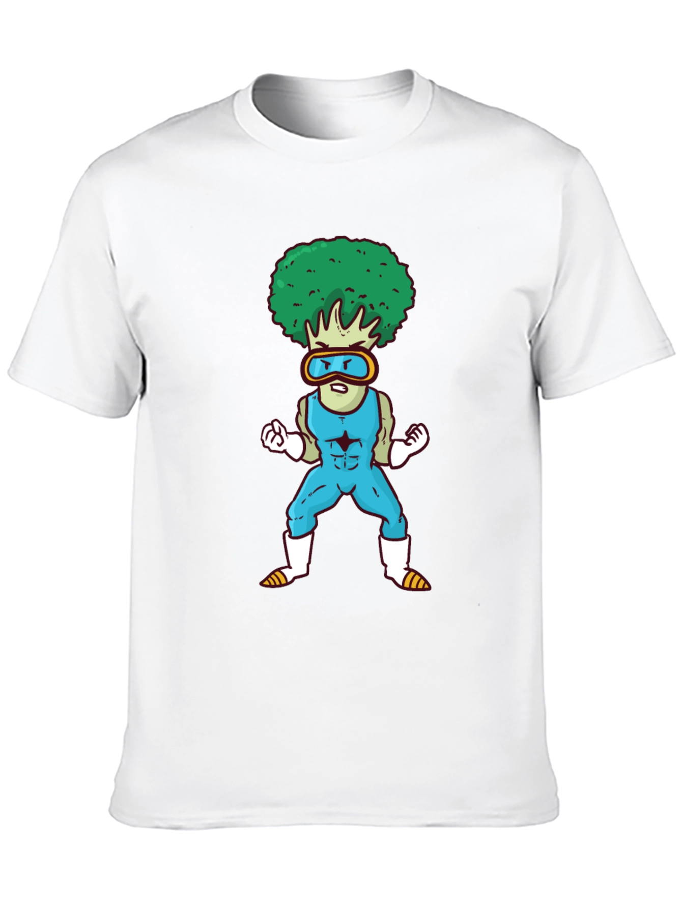 Broccoli Man Graphic Tee - Funny Fitness T-Shirt
