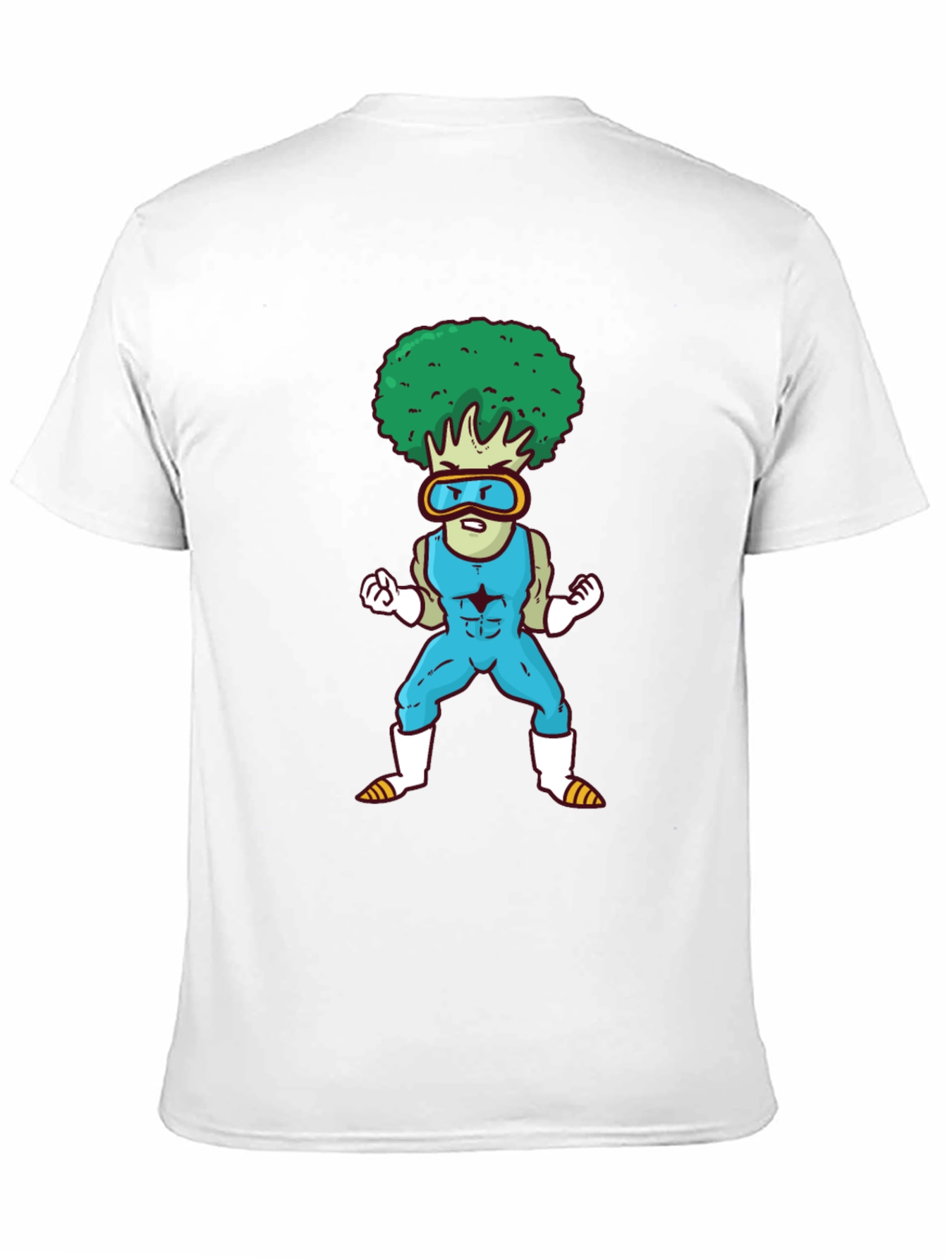 Broccoli Man Graphic Tee - Funny Fitness T-Shirt