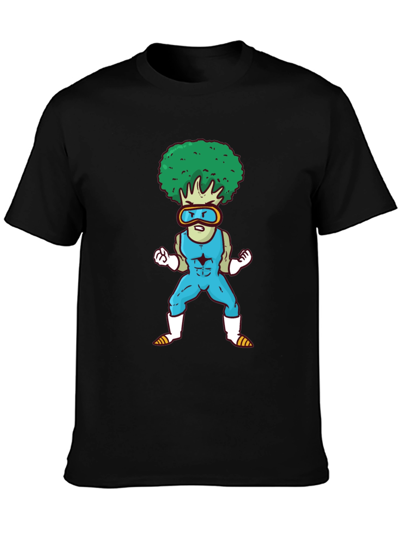 Broccoli Man Graphic Tee - Funny Fitness T-Shirt