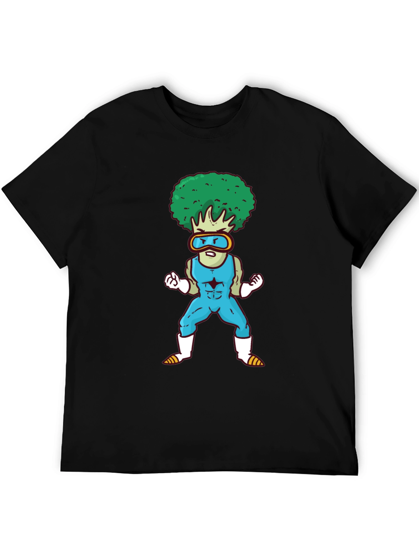 Broccoli Man Graphic Tee - Funny Fitness T-Shirt