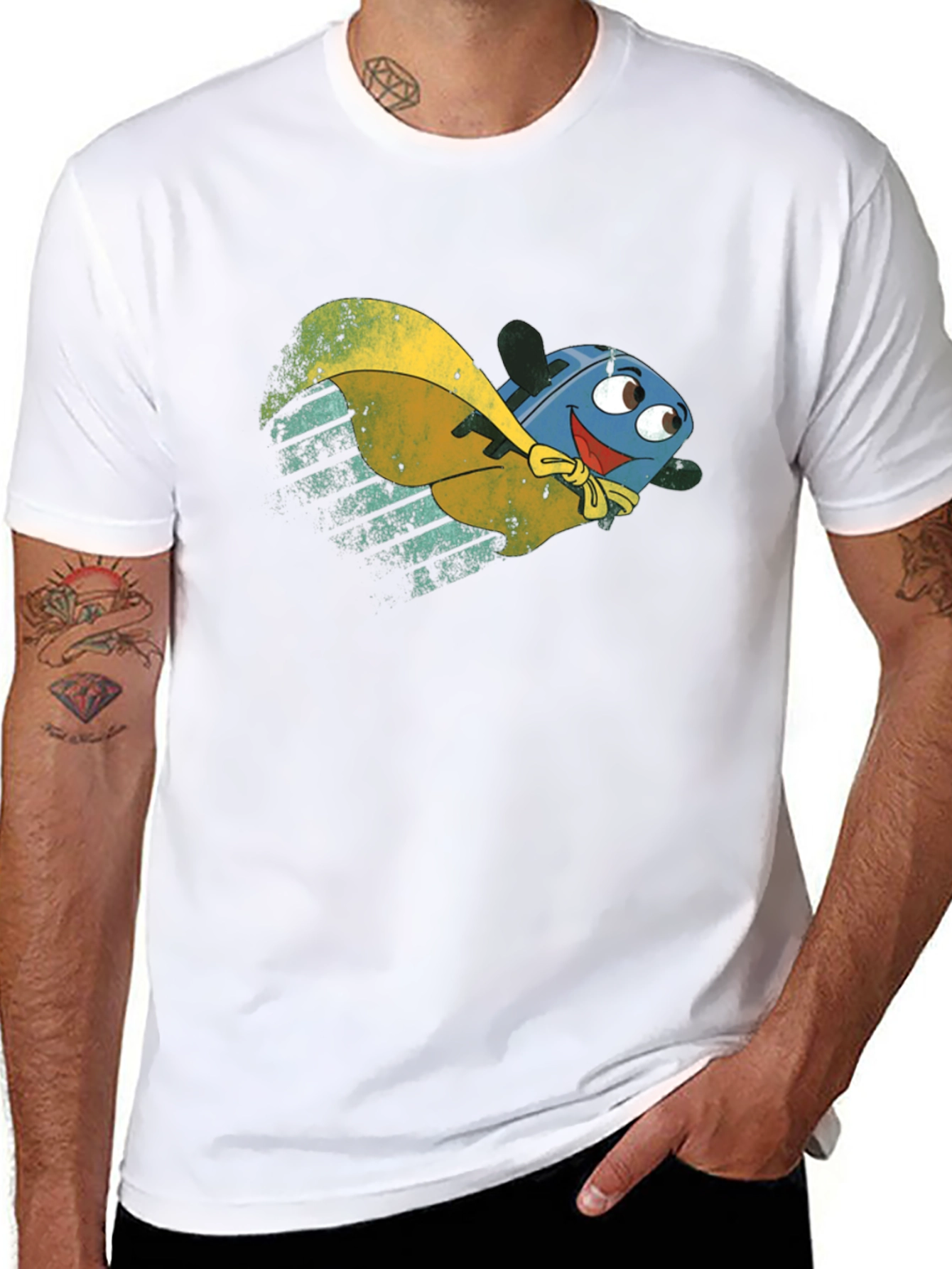 Flying Blue Toaster T-Shirt