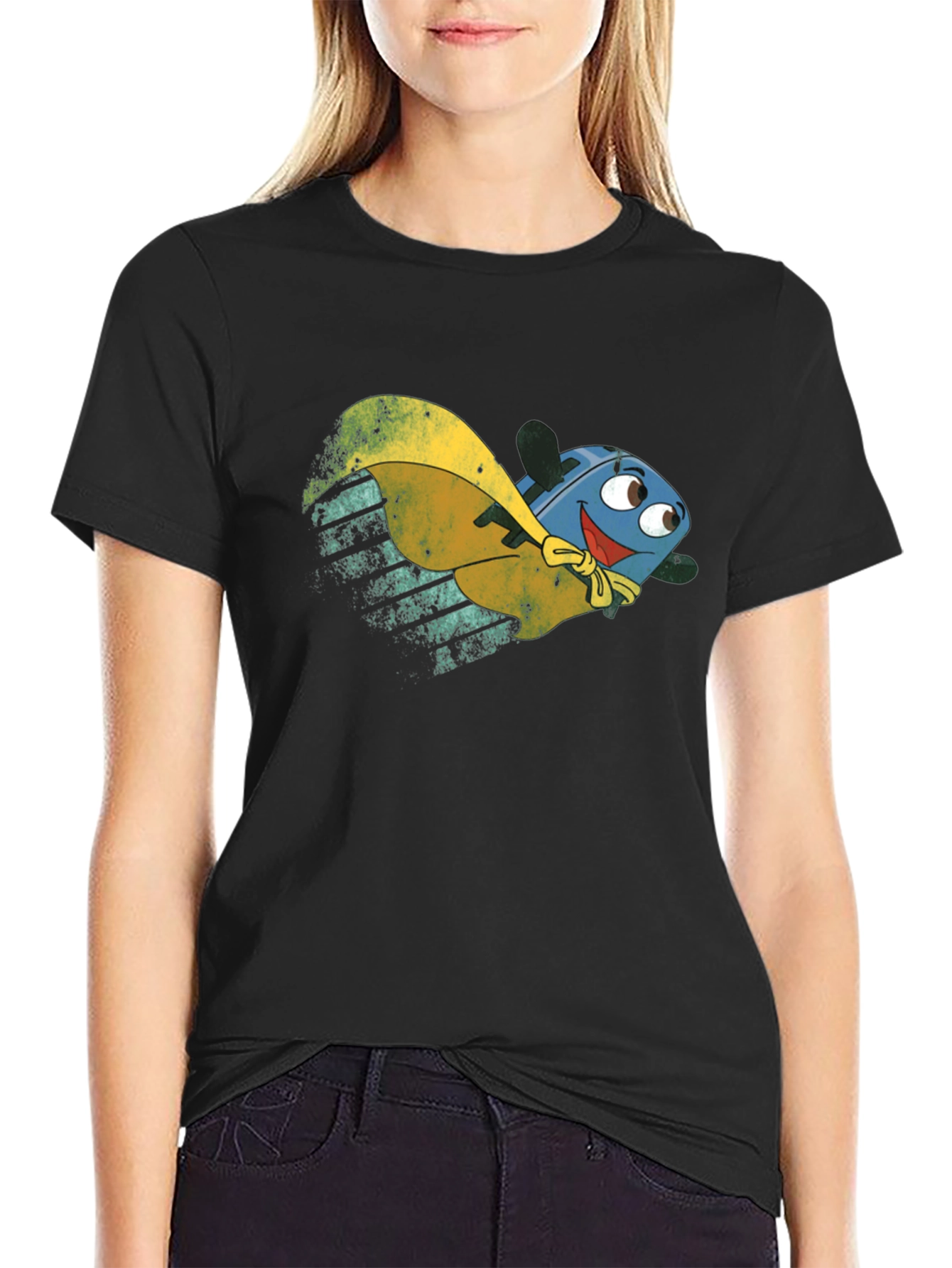 Flying Blue Toaster T-Shirt