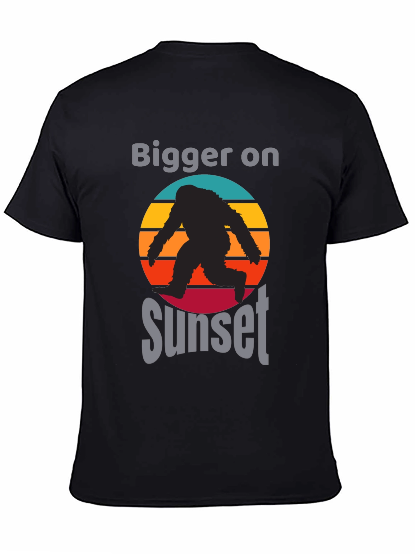 Bigger on Sunset Bigfoot Graphic Tee