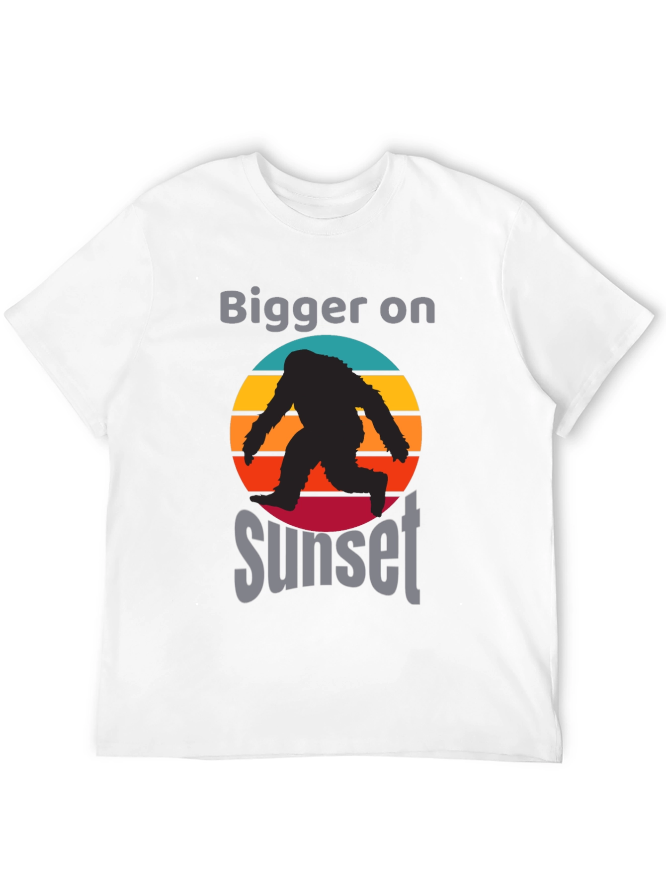 Bigger on Sunset Bigfoot Graphic Tee