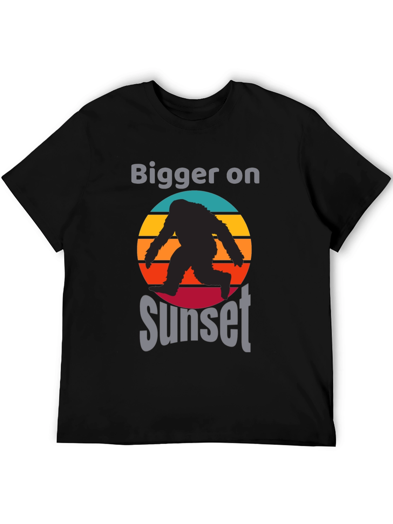 Bigger on Sunset Bigfoot Graphic Tee