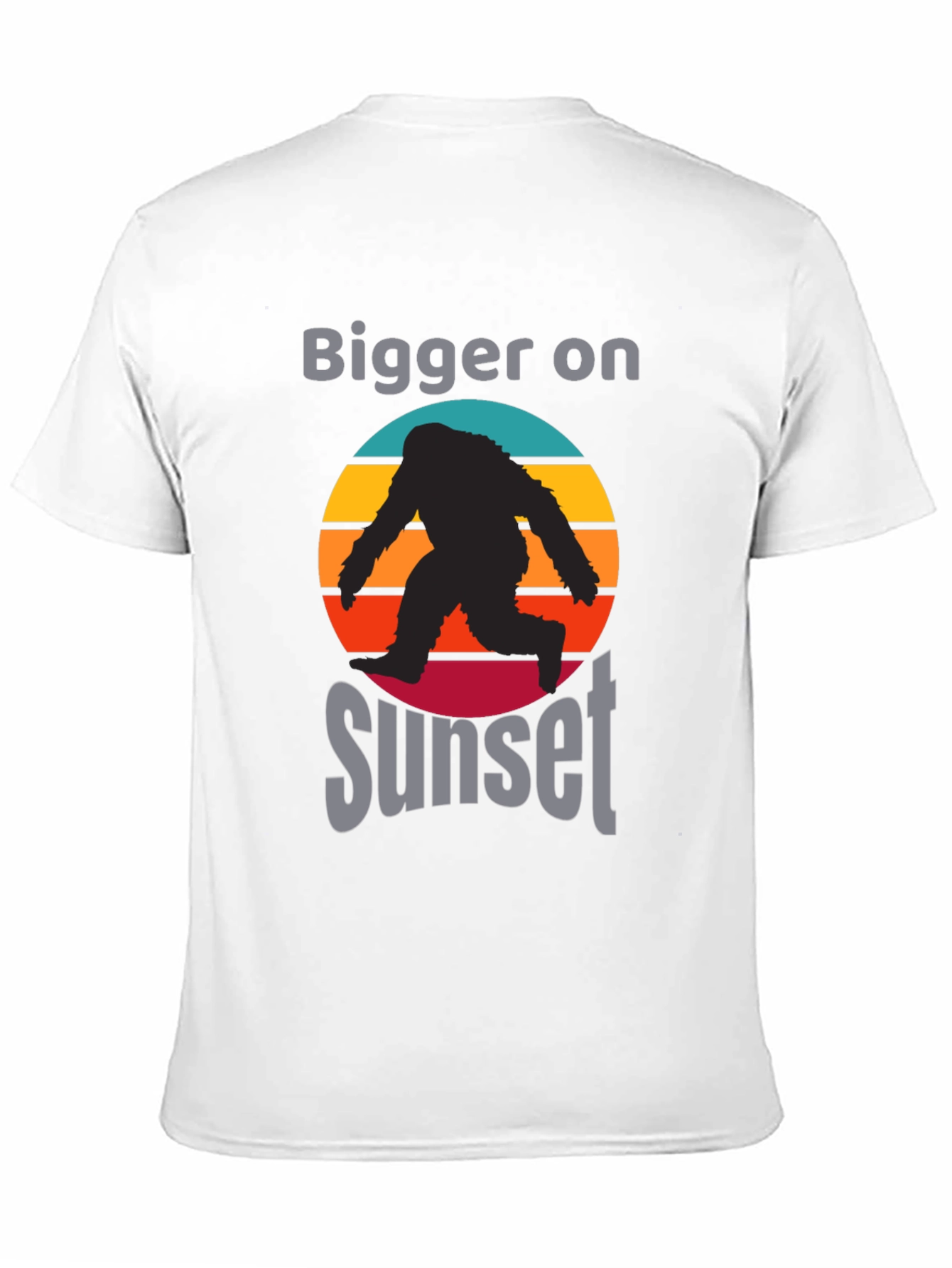 Bigger on Sunset Bigfoot Graphic Tee