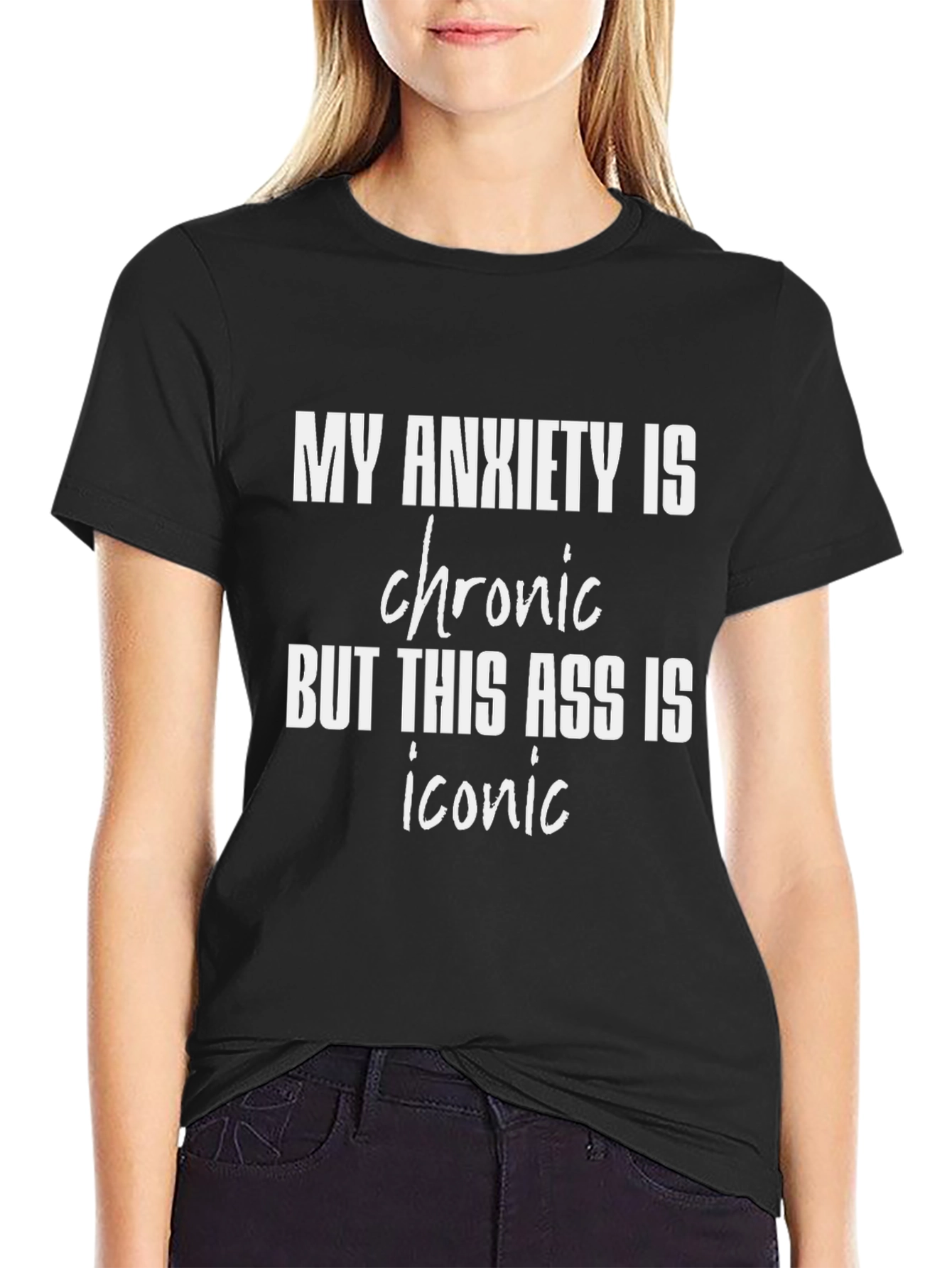 Anxiety/Iconic Graphic T-Shirt