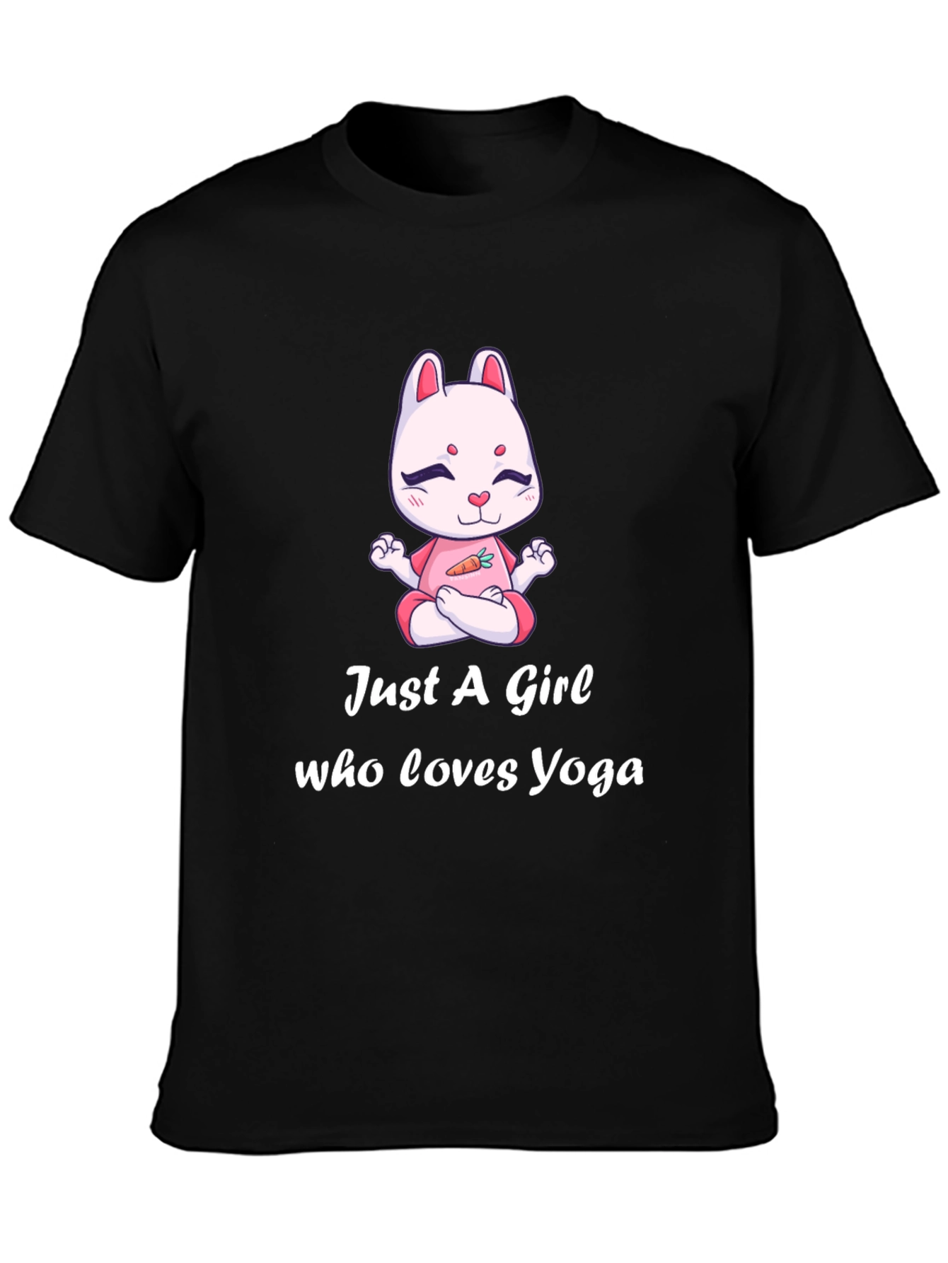Yoga Girl Bunny T-Shirt - Cute Yogi Tee