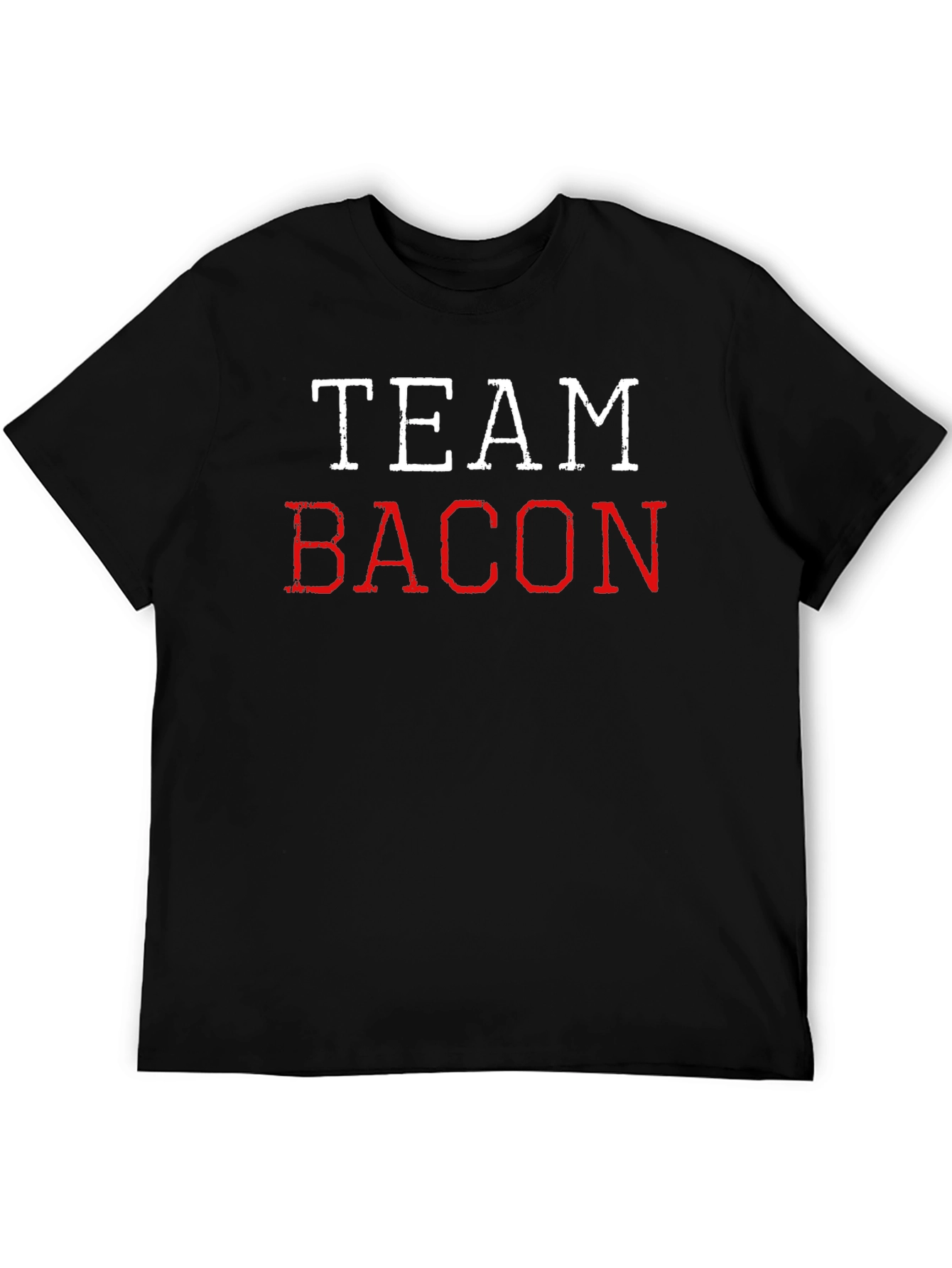 Team Bacon Graphic T-Shirt - Unisex Black Tee