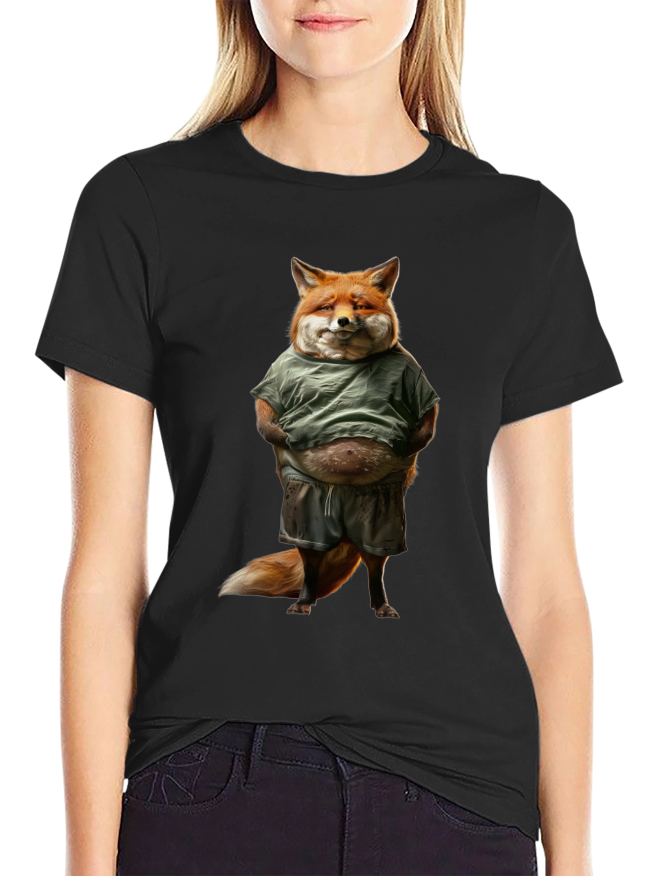 Funny Fox T-Shirt - Casual Animal Graphic Tee