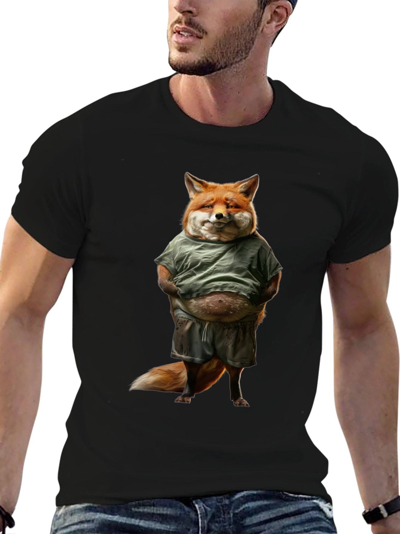 Funny Fox T-Shirt - Casual Animal Graphic Tee